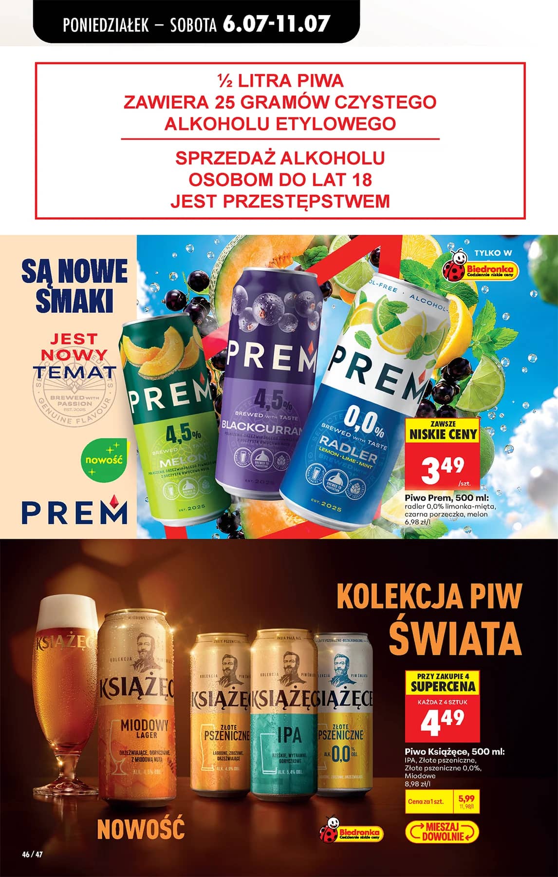 Biedronka - Codziennie niskie ceny P - oferta od 06.07 68 puslapis