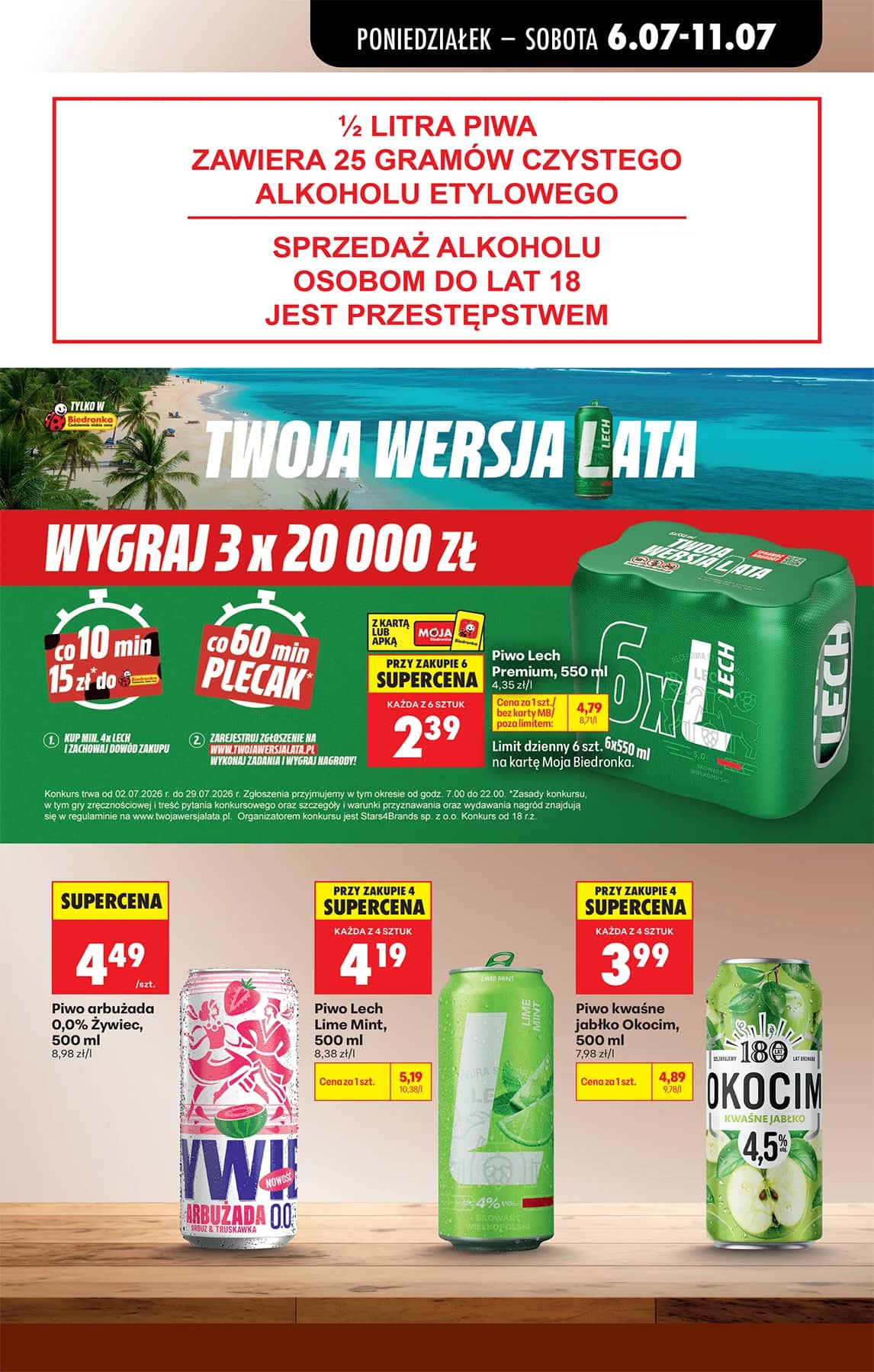 Biedronka - Codziennie niskie ceny P - oferta od 06.07 69 puslapis