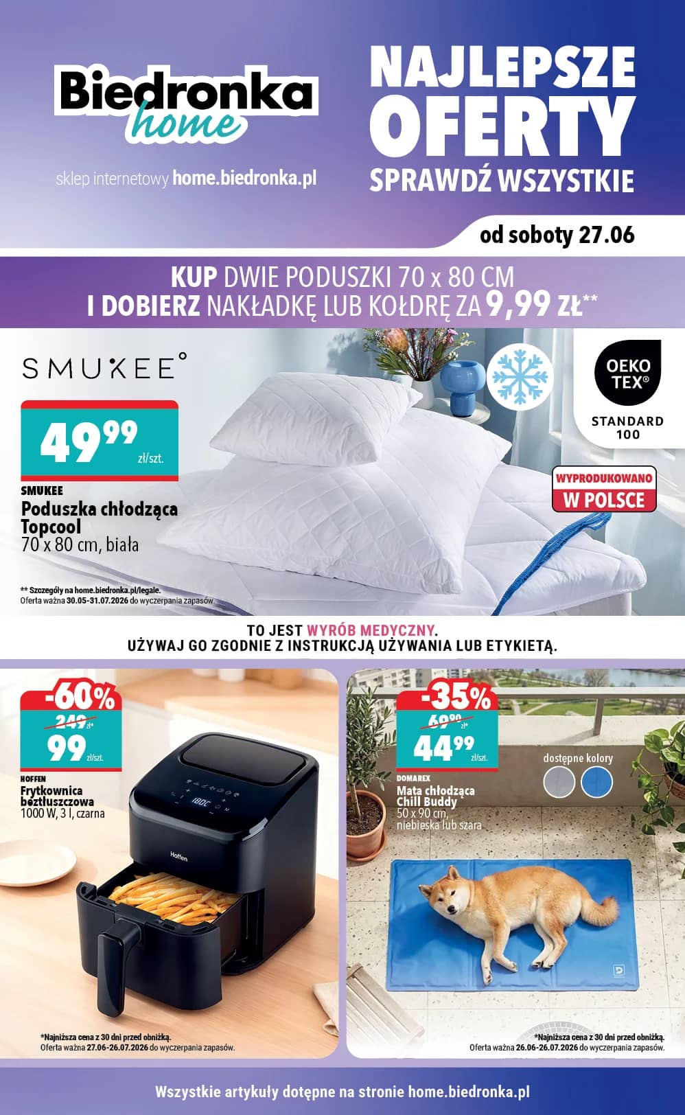 Biedronka - Biedronka Home - oferta od 27.06 1 puslapis