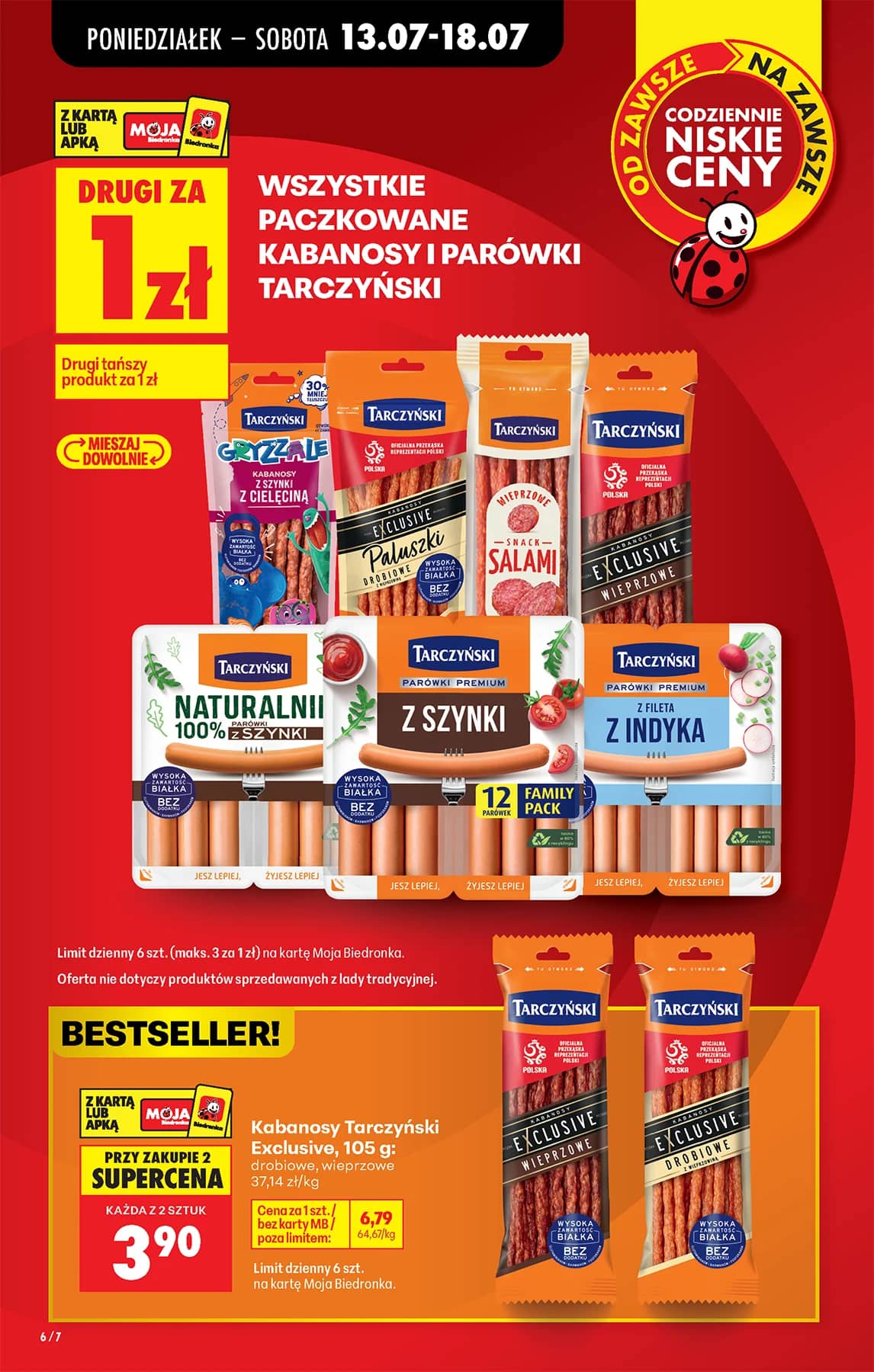 Biedronka - Codziennie niskie ceny P - oferta od 13.07 10 puslapis