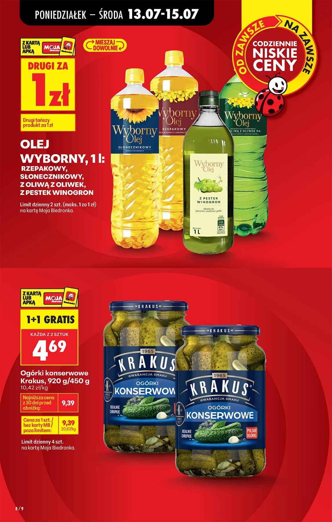 Biedronka - Codziennie niskie ceny P - oferta od 13.07 12 puslapis