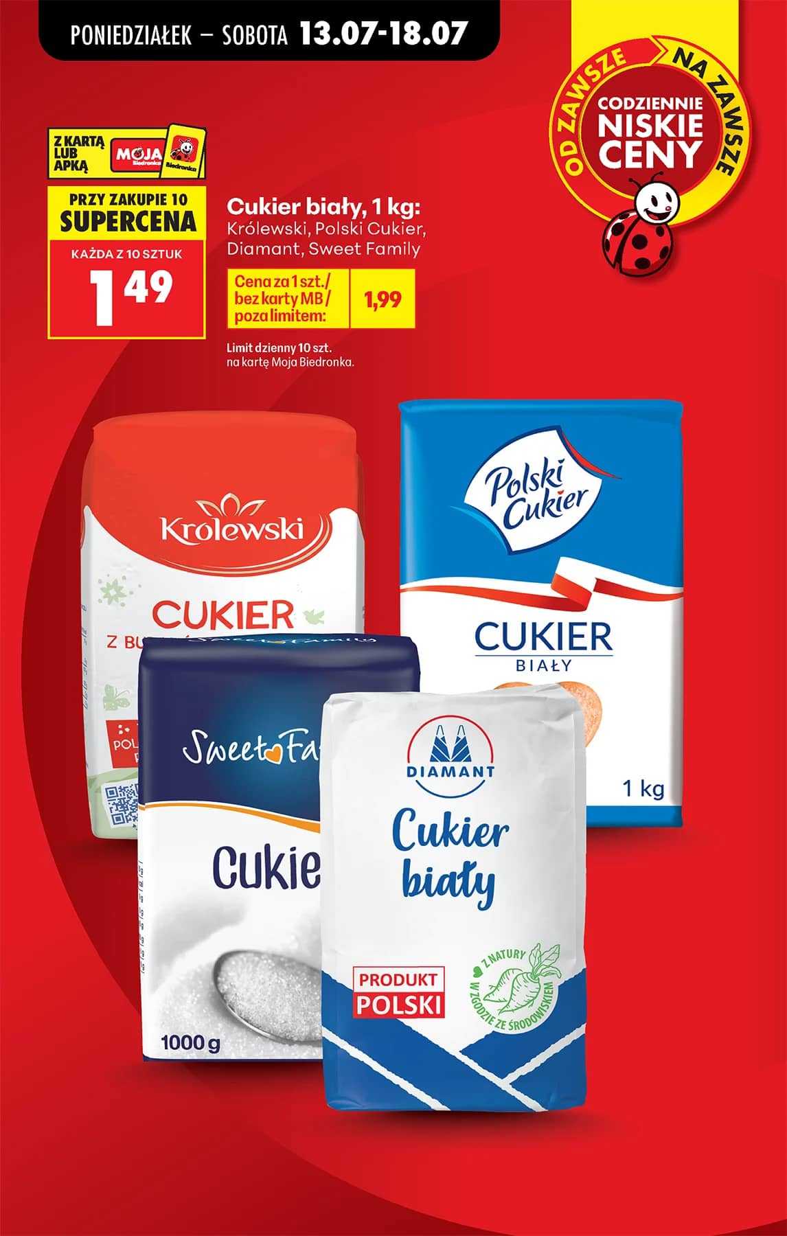 Biedronka - Codziennie niskie ceny P - oferta od 13.07 13 puslapis