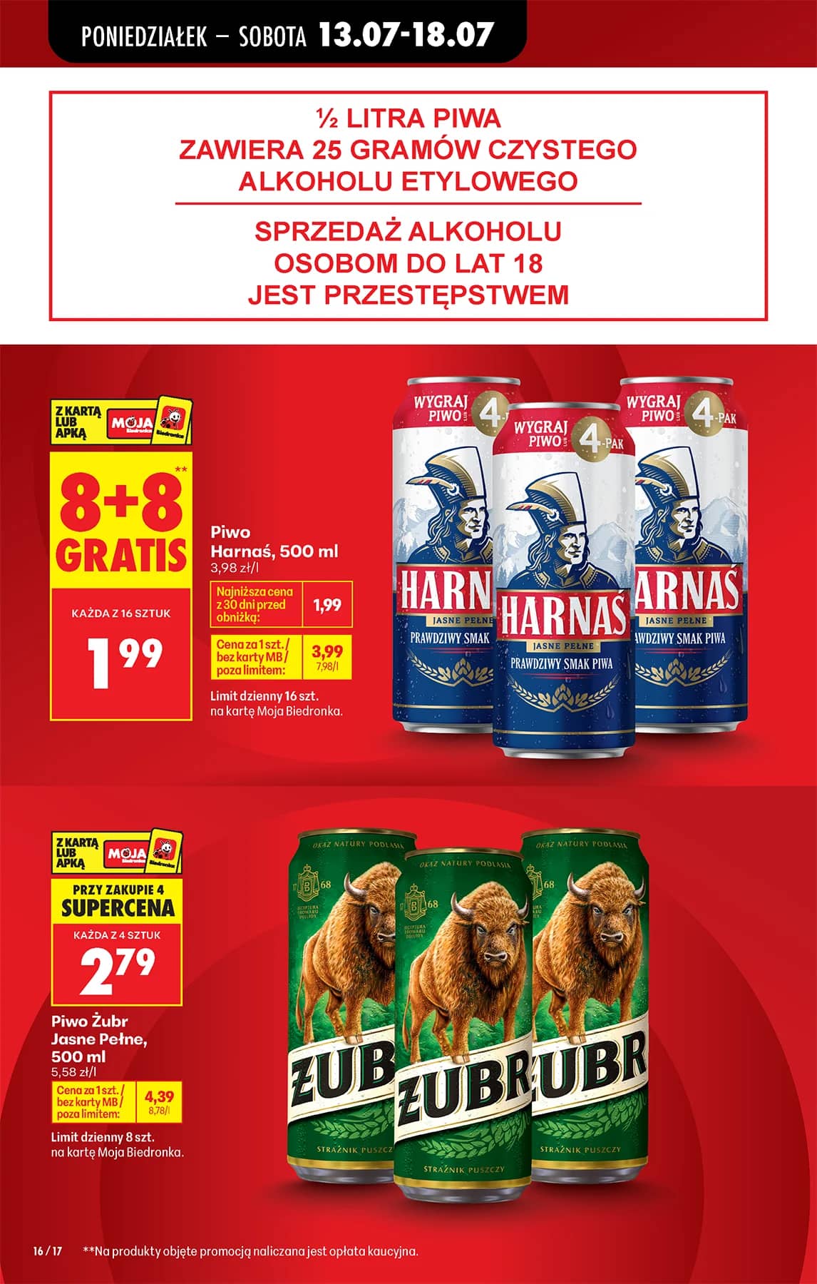 Biedronka - Codziennie niskie ceny P - oferta od 13.07 20 puslapis