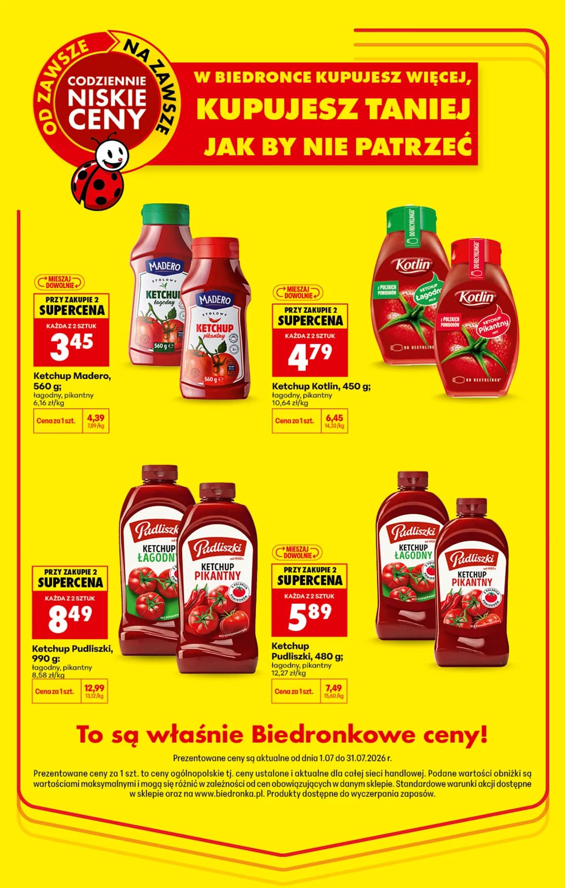 Biedronka - Codziennie niskie ceny P - oferta od 13.07 30 puslapis