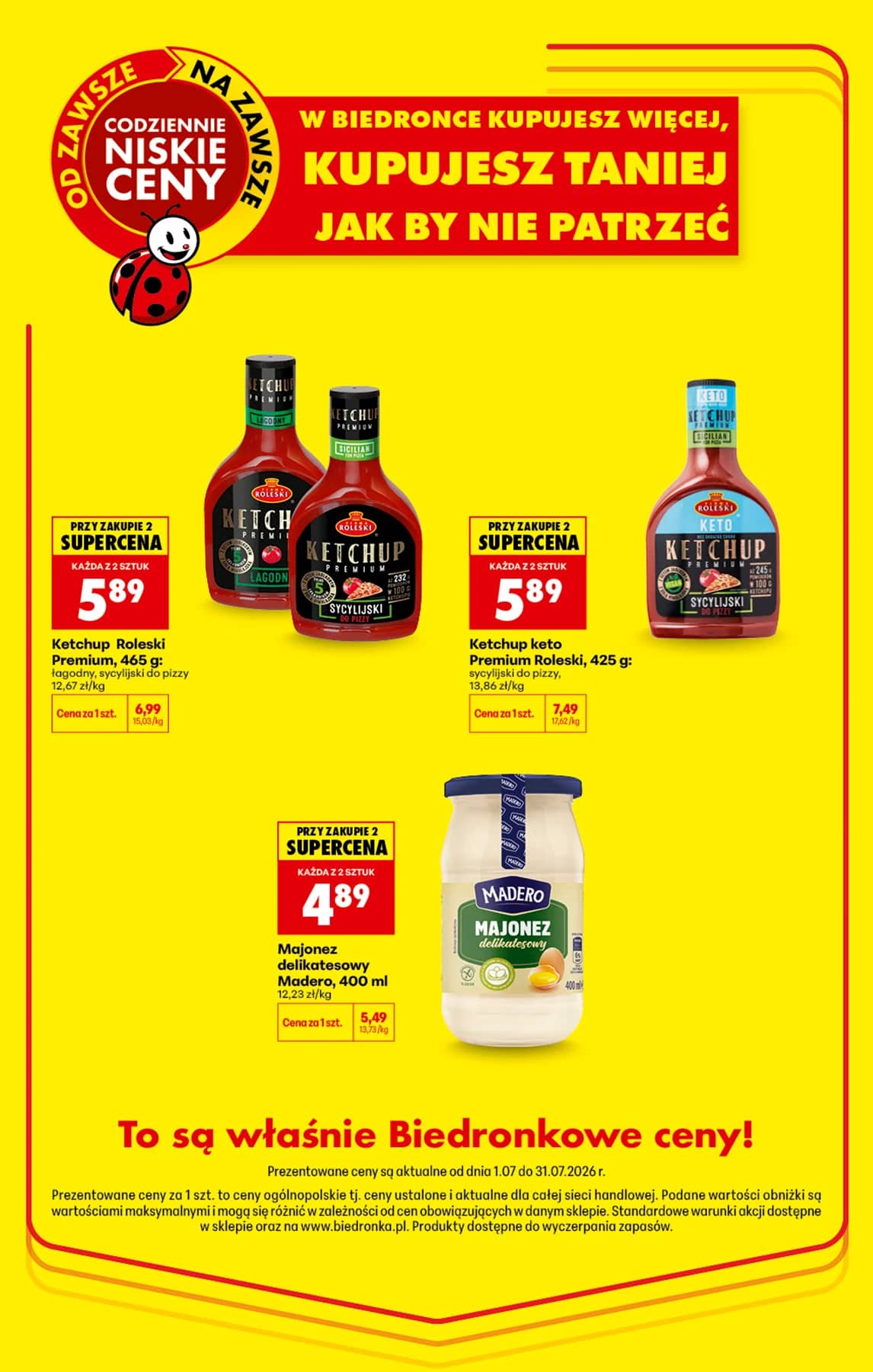 Biedronka - Codziennie niskie ceny P - oferta od 13.07 31 puslapis