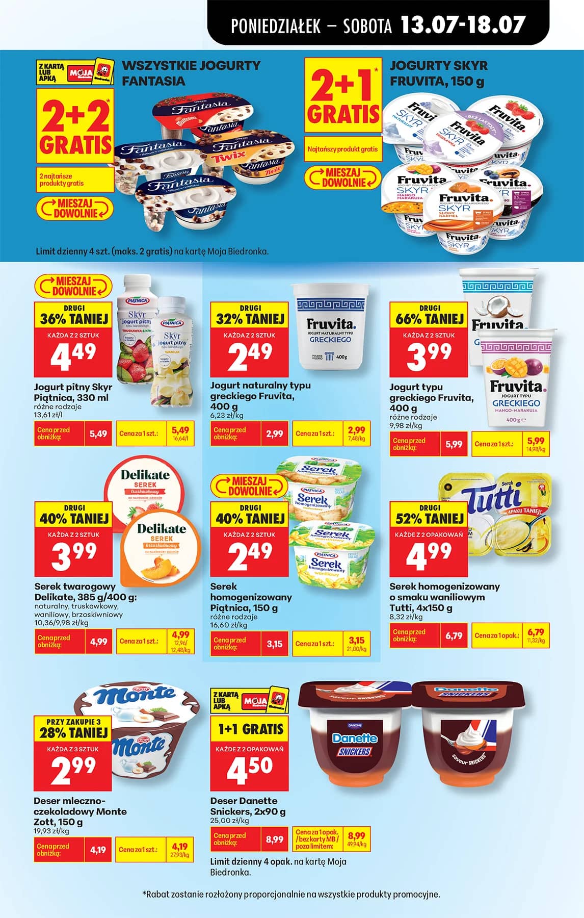 Biedronka - Codziennie niskie ceny P - oferta od 13.07 63 puslapis