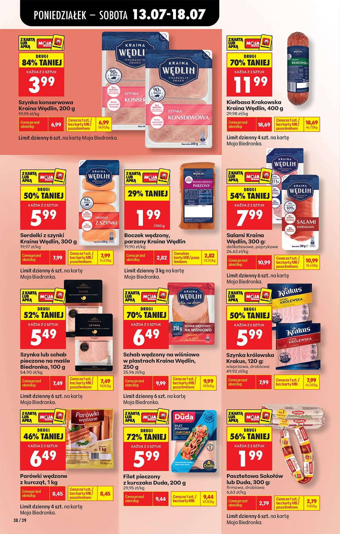 Biedronka - Codziennie niskie ceny P - oferta od 13.07 66 puslapis