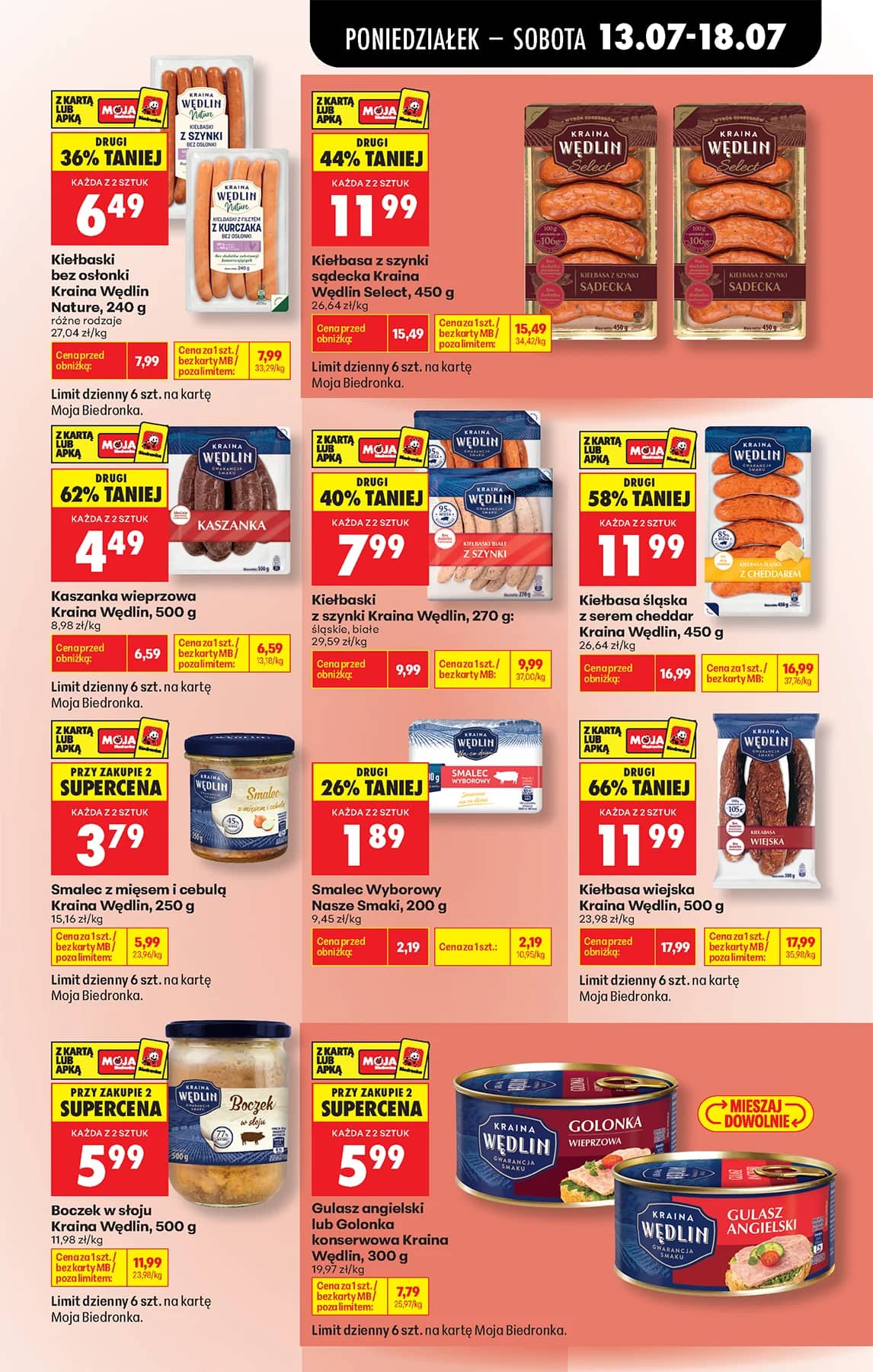Biedronka - Codziennie niskie ceny P - oferta od 13.07 67 puslapis