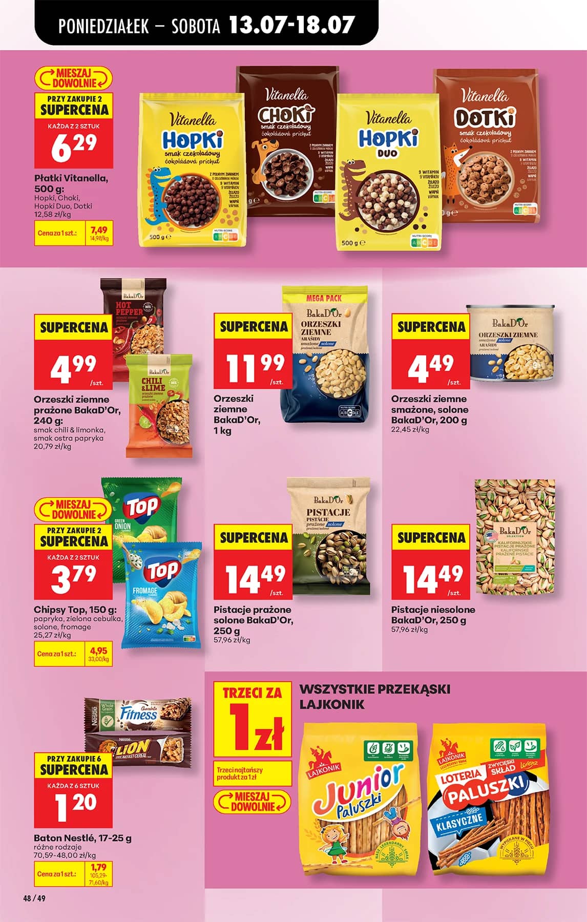 Biedronka - Codziennie niskie ceny P - oferta od 13.07 82 puslapis