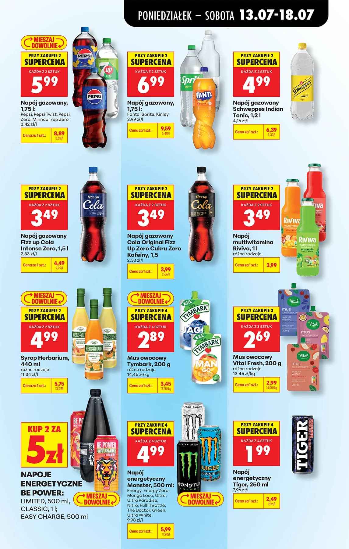 Biedronka - Codziennie niskie ceny P - oferta od 13.07 85 puslapis
