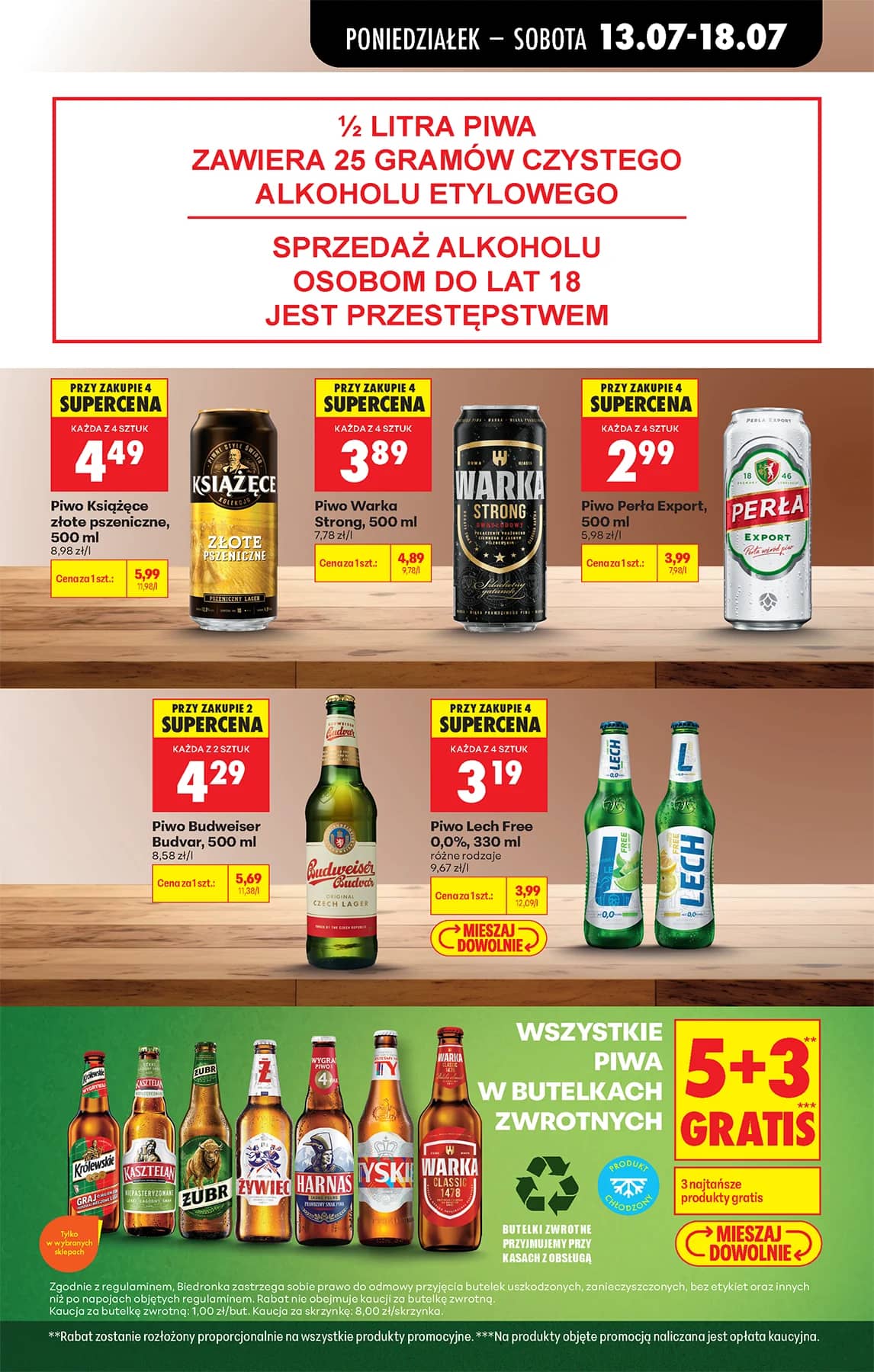 Biedronka - Codziennie niskie ceny P - oferta od 13.07 87 puslapis