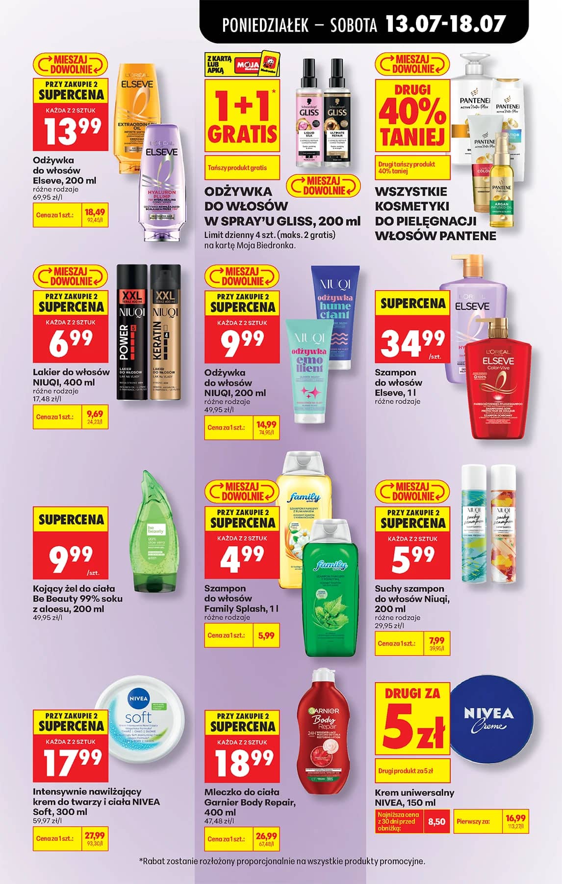 Biedronka - Codziennie niskie ceny P - oferta od 13.07 89 puslapis