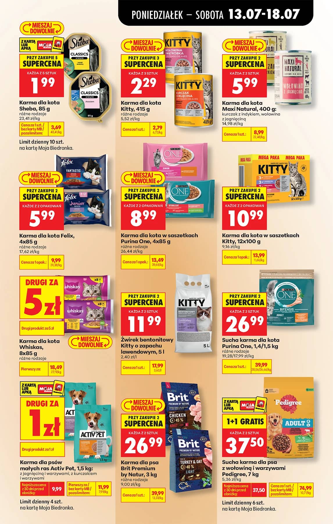 Biedronka - Codziennie niskie ceny P - oferta od 13.07 97 puslapis