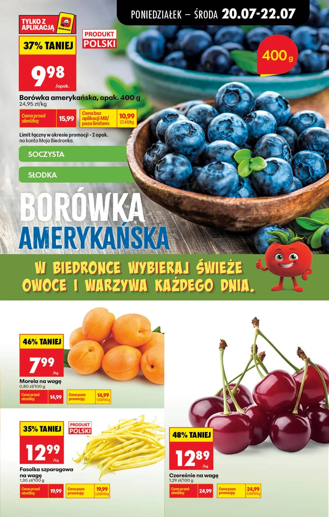Biedronka - Codziennie niskie ceny P - oferta od 20.07 27 puslapis