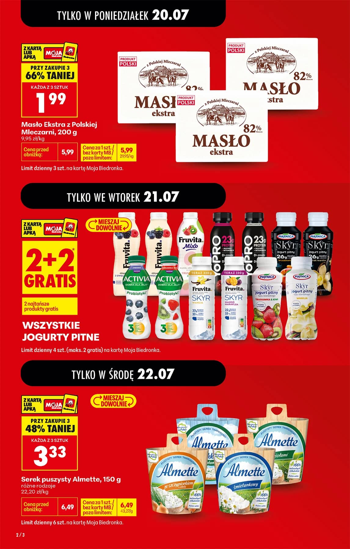 Biedronka - Codziennie niskie ceny P - oferta od 20.07 4 puslapis