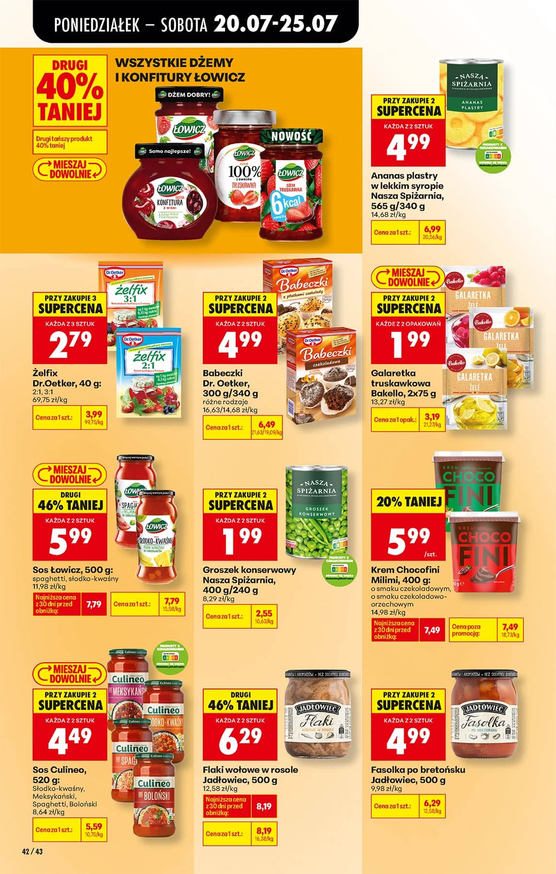 Biedronka - Codziennie niskie ceny P - oferta od 20.07 52 puslapis