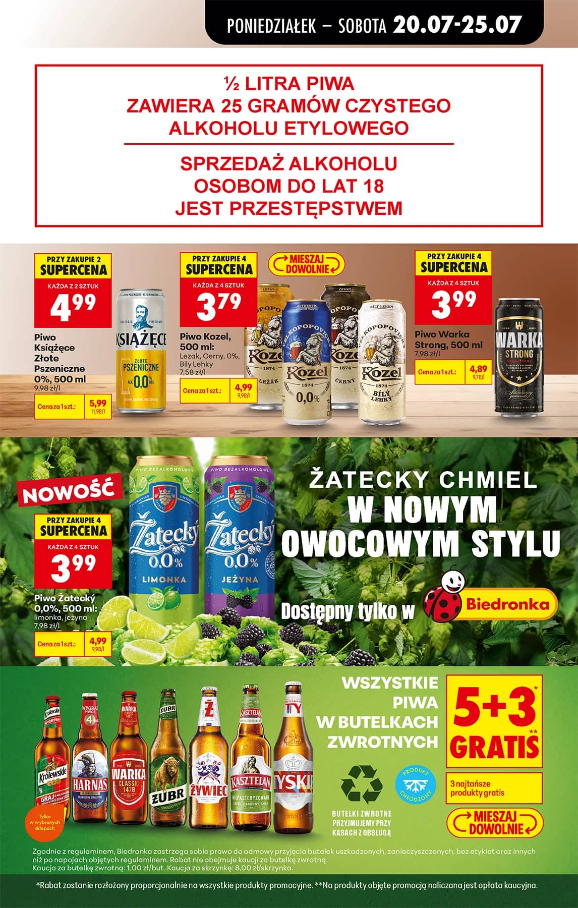 Biedronka - Codziennie niskie ceny P - oferta od 20.07 69 puslapis