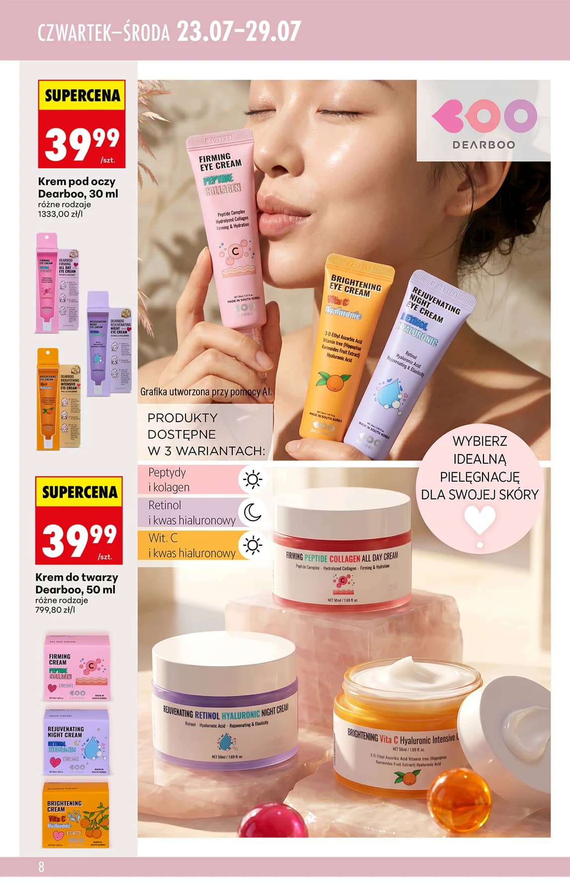 Biedronka - K- Beauty - oferta od 23.07 8 puslapis