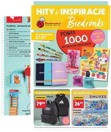 Biedronka - Hity i inspiracje - 27.07 2026-07-27 – 2026-07-31