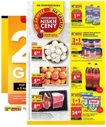 Biedronka - Codziennie niskie ceny P - oferta od 27.07 2026-07-27 – 2026-07-31