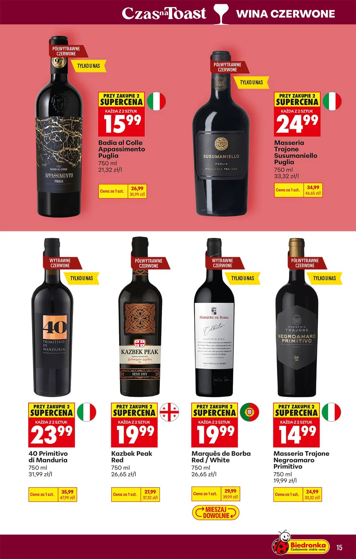 Biedronka - Alkohol P - od 27.07 15 puslapis