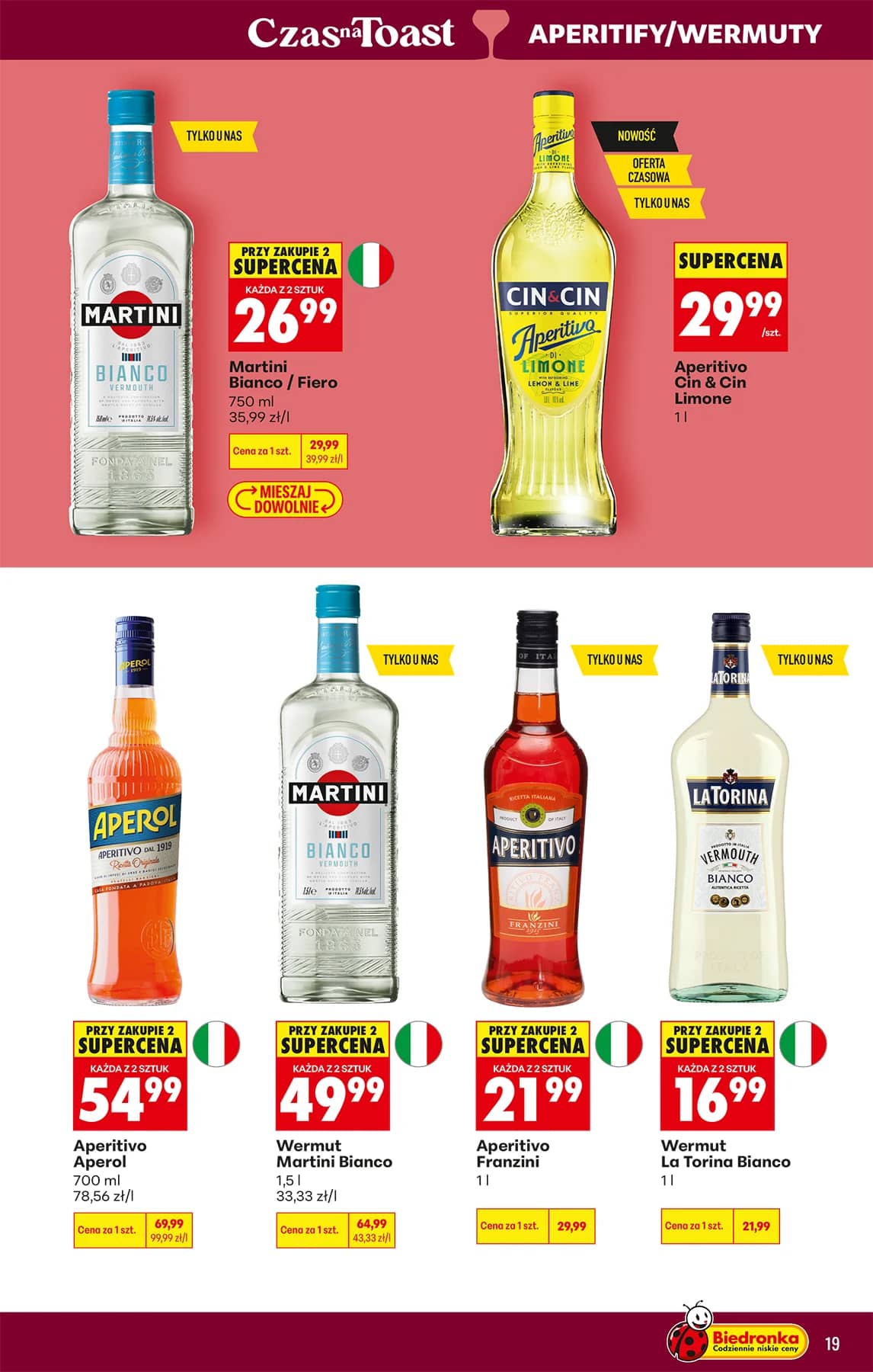 Biedronka - Alkohol P - od 27.07 19 puslapis