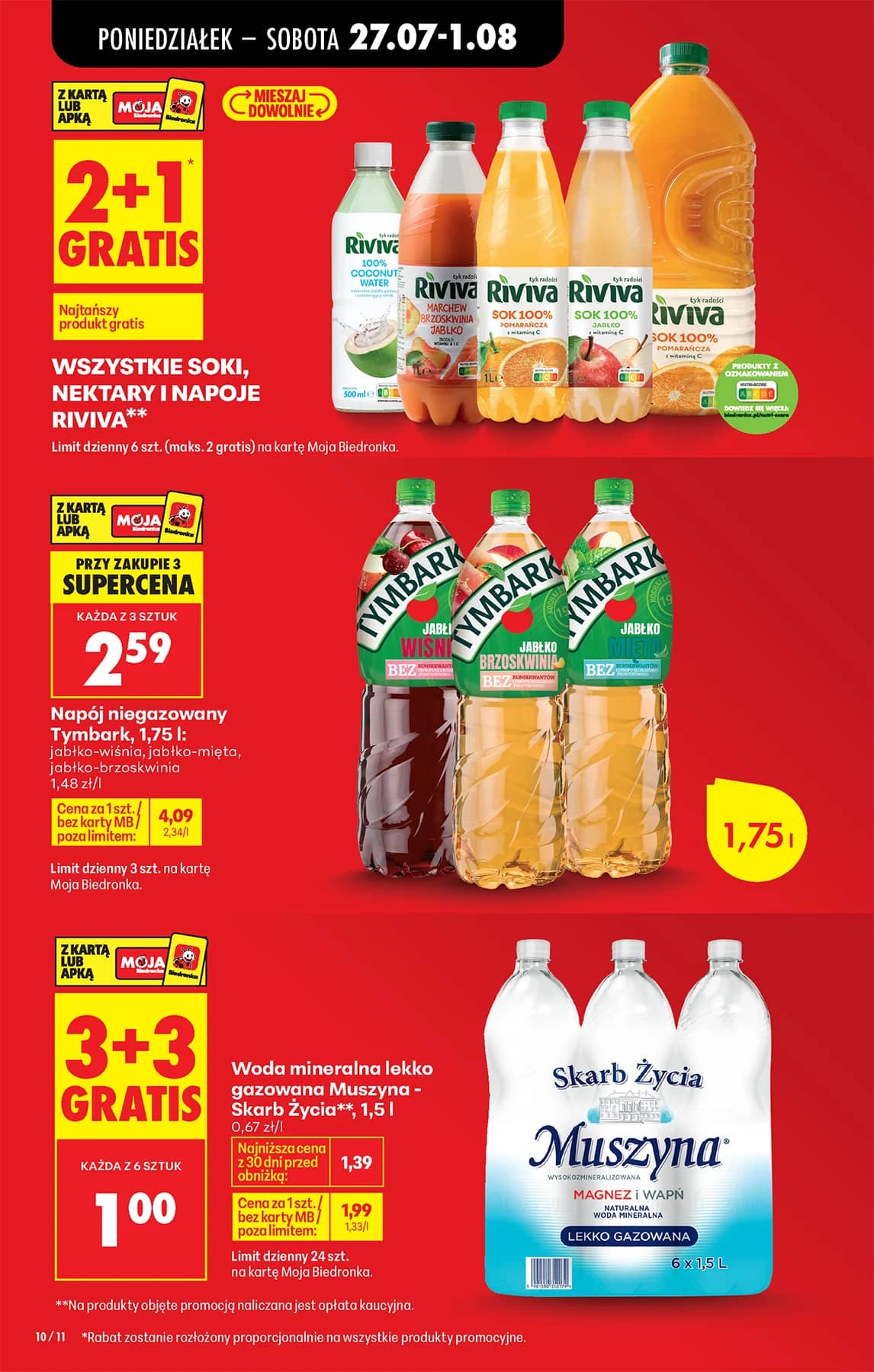 Biedronka - Codziennie niskie ceny P - oferta od 27.07 12 puslapis