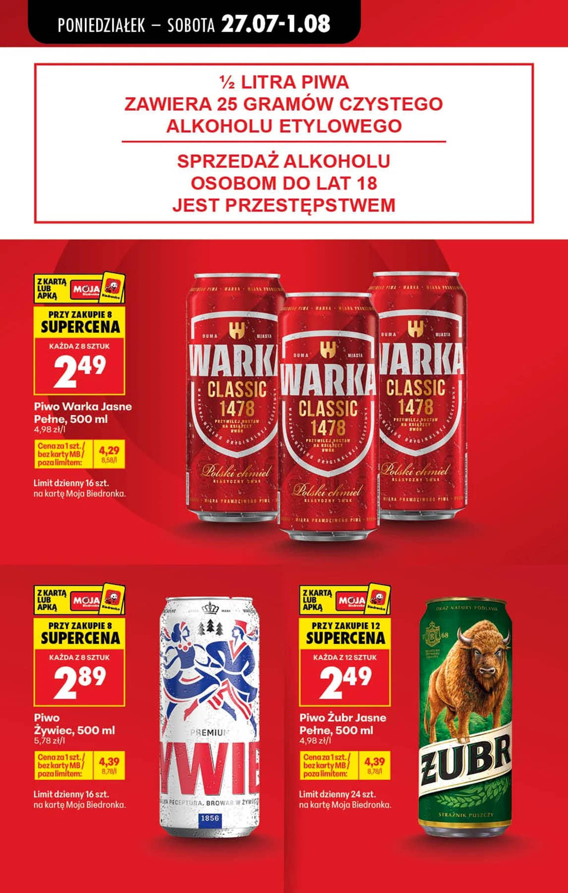 Biedronka - Codziennie niskie ceny P - oferta od 27.07 15 puslapis