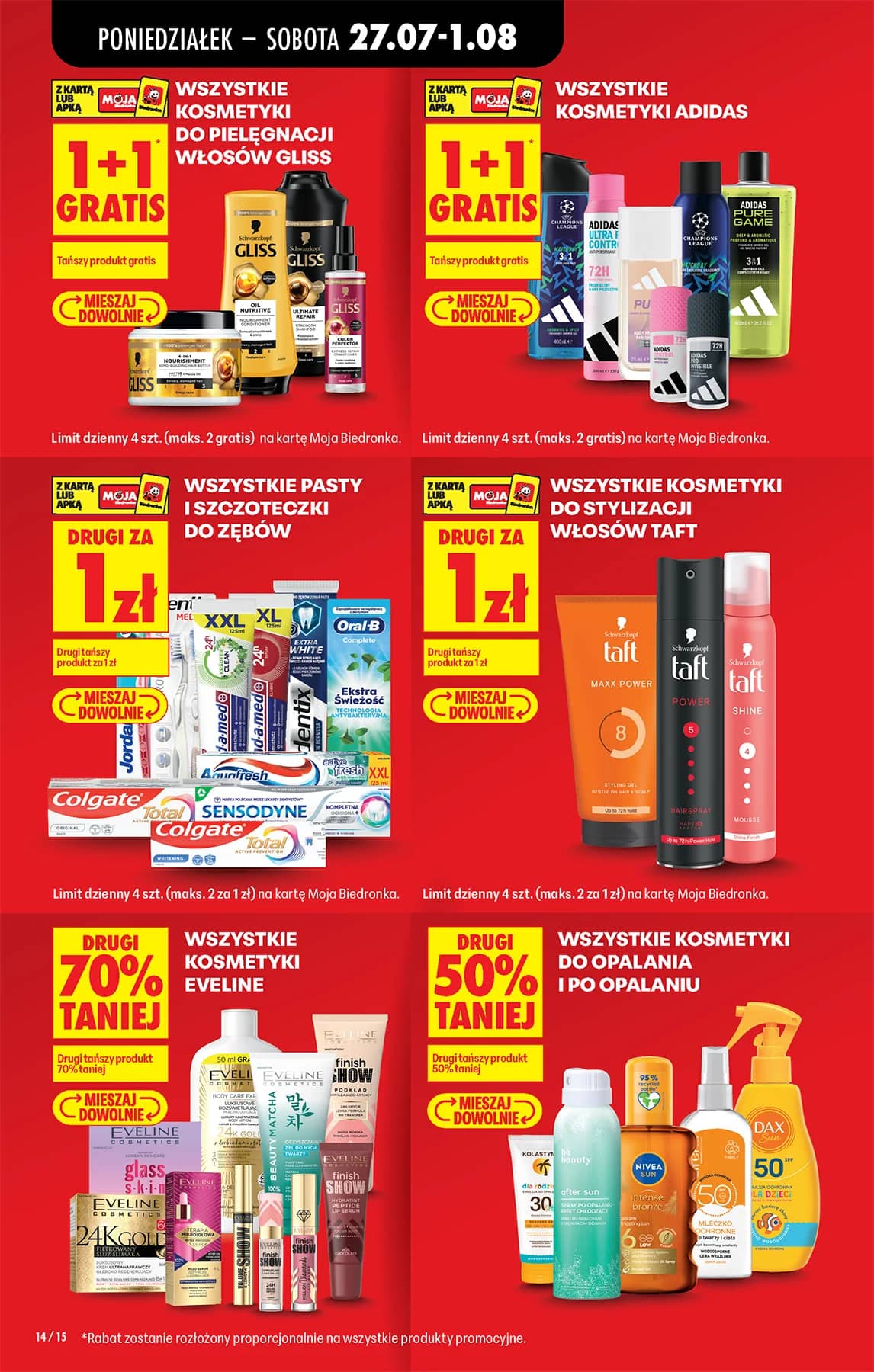 Biedronka - Codziennie niskie ceny P - oferta od 27.07 18 puslapis
