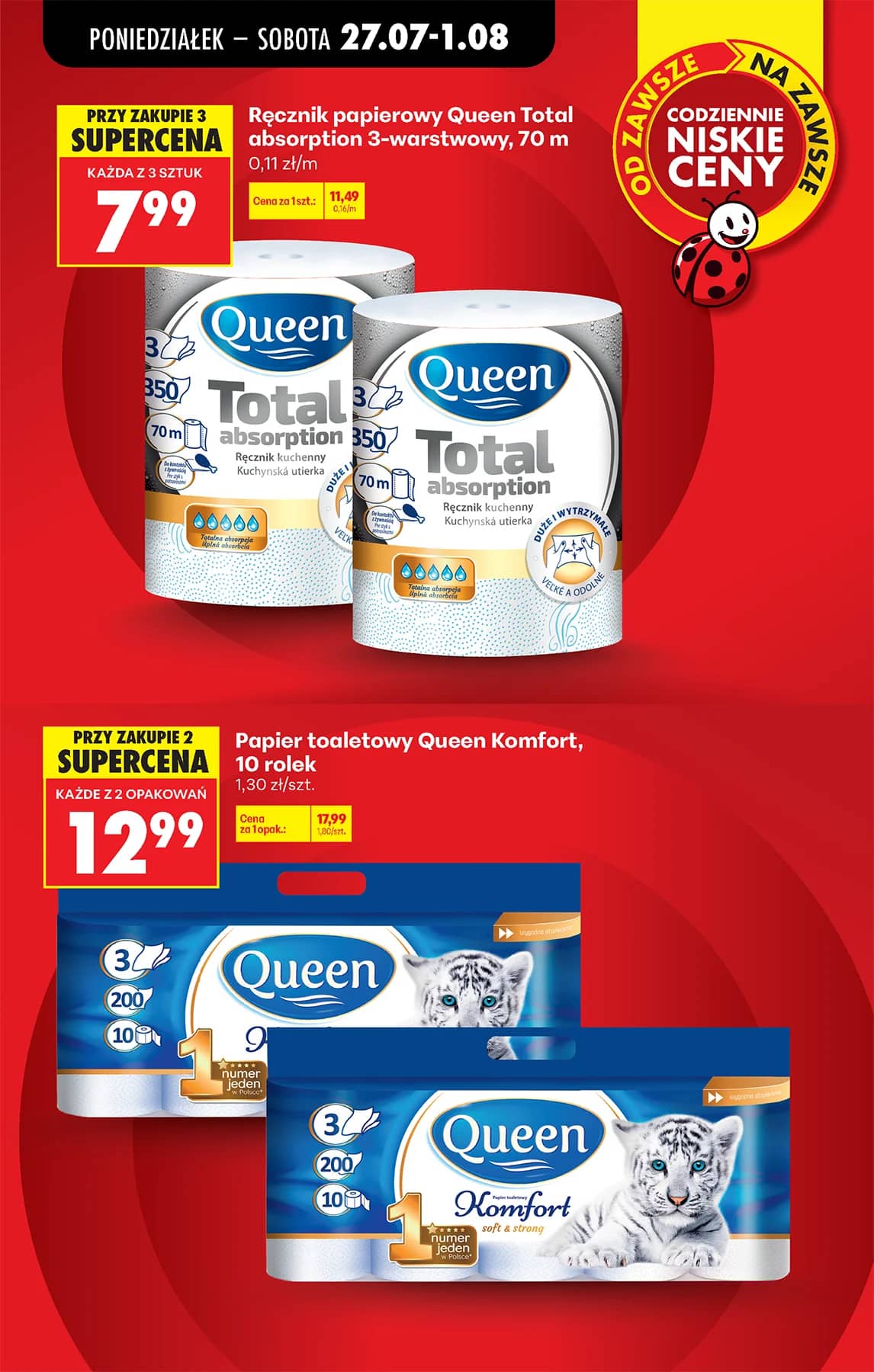 Biedronka - Codziennie niskie ceny P - oferta od 27.07 20 puslapis