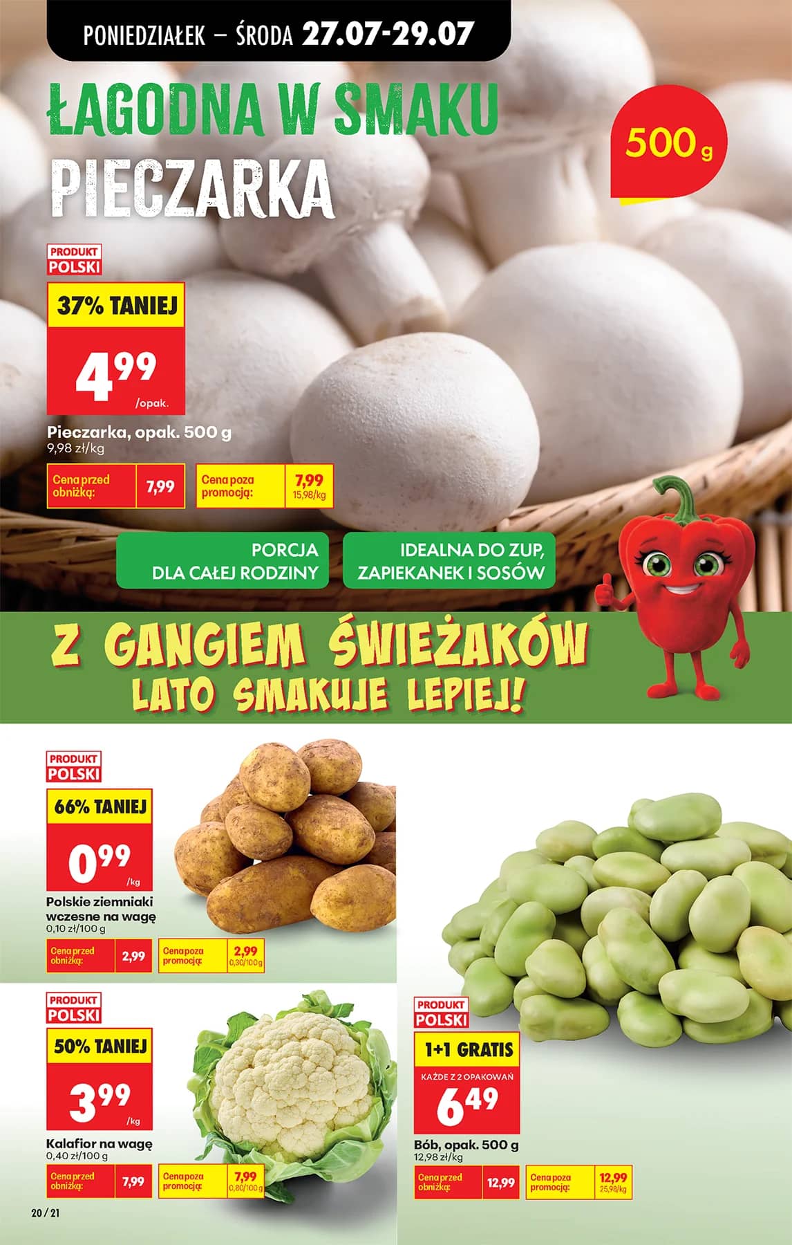 Biedronka - Codziennie niskie ceny P - oferta od 27.07 25 puslapis