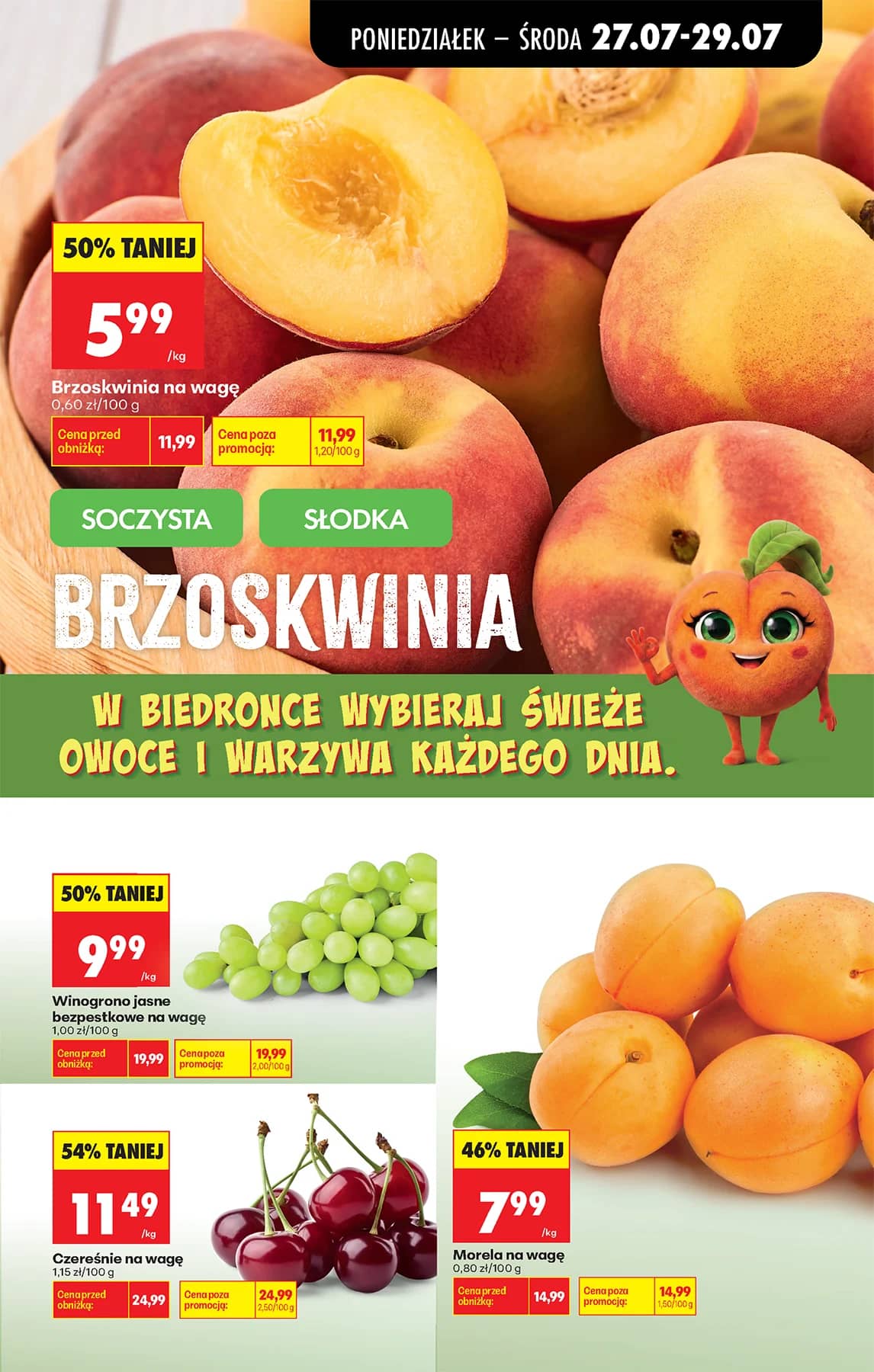 Biedronka - Codziennie niskie ceny P - oferta od 27.07 26 puslapis