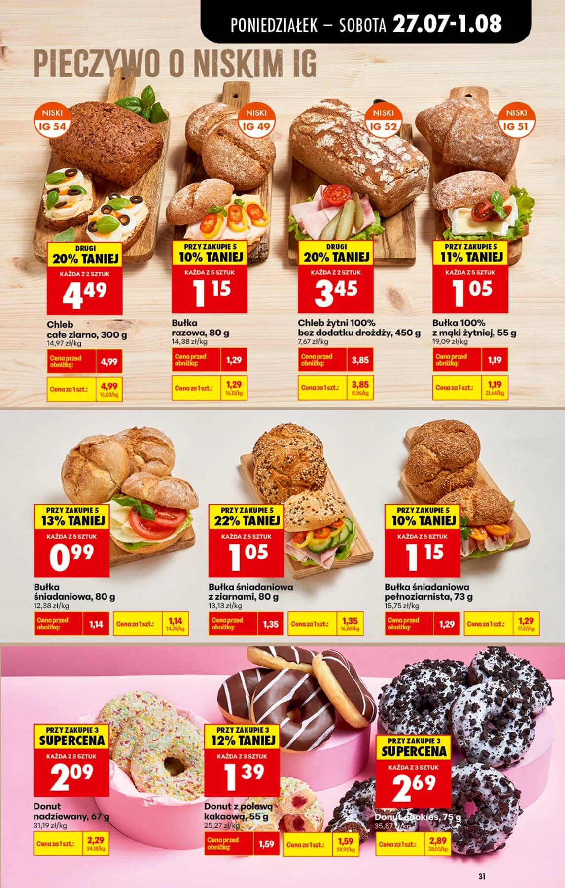 Biedronka - Codziennie niskie ceny P - oferta od 27.07 45 puslapis