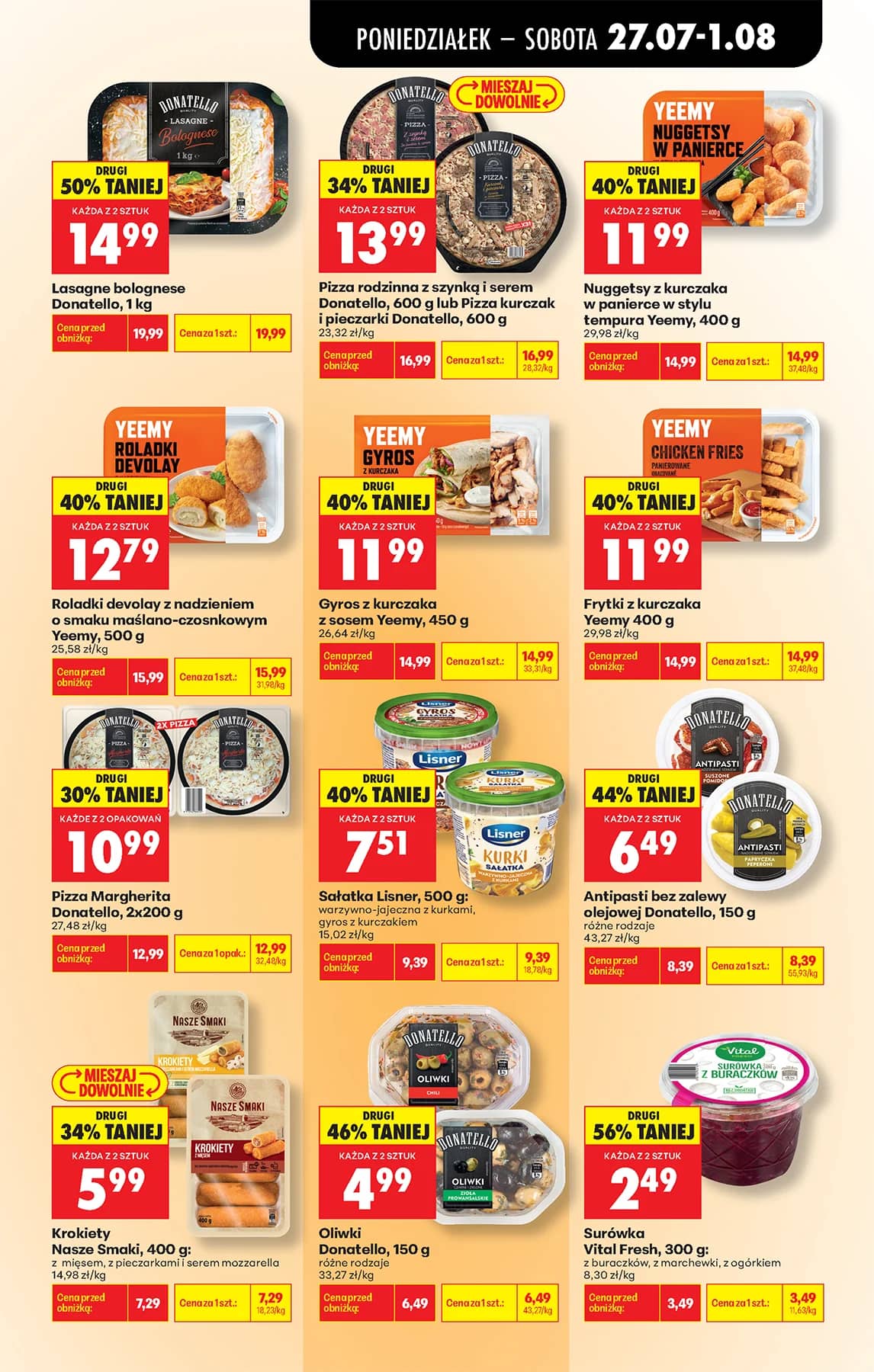 Biedronka - Codziennie niskie ceny P - oferta od 27.07 57 puslapis