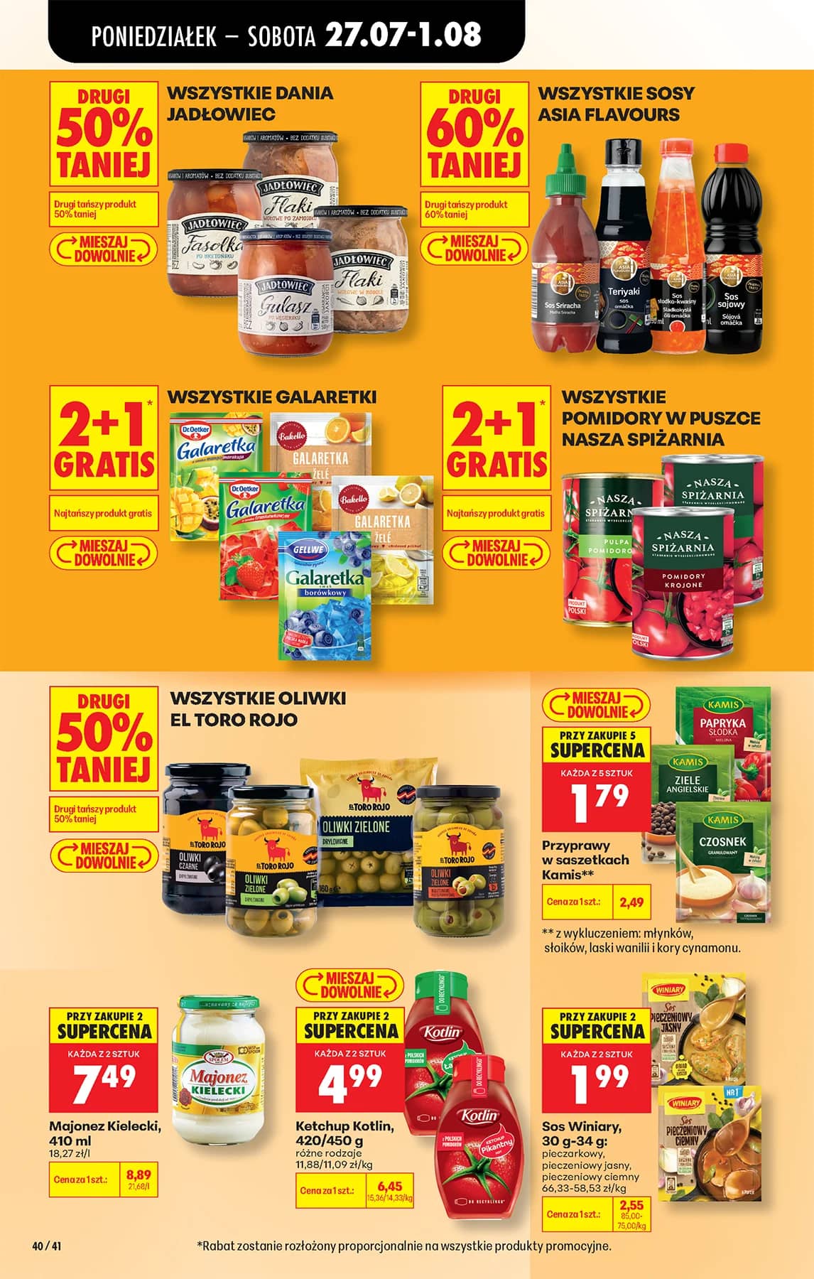 Biedronka - Codziennie niskie ceny P - oferta od 27.07 58 puslapis