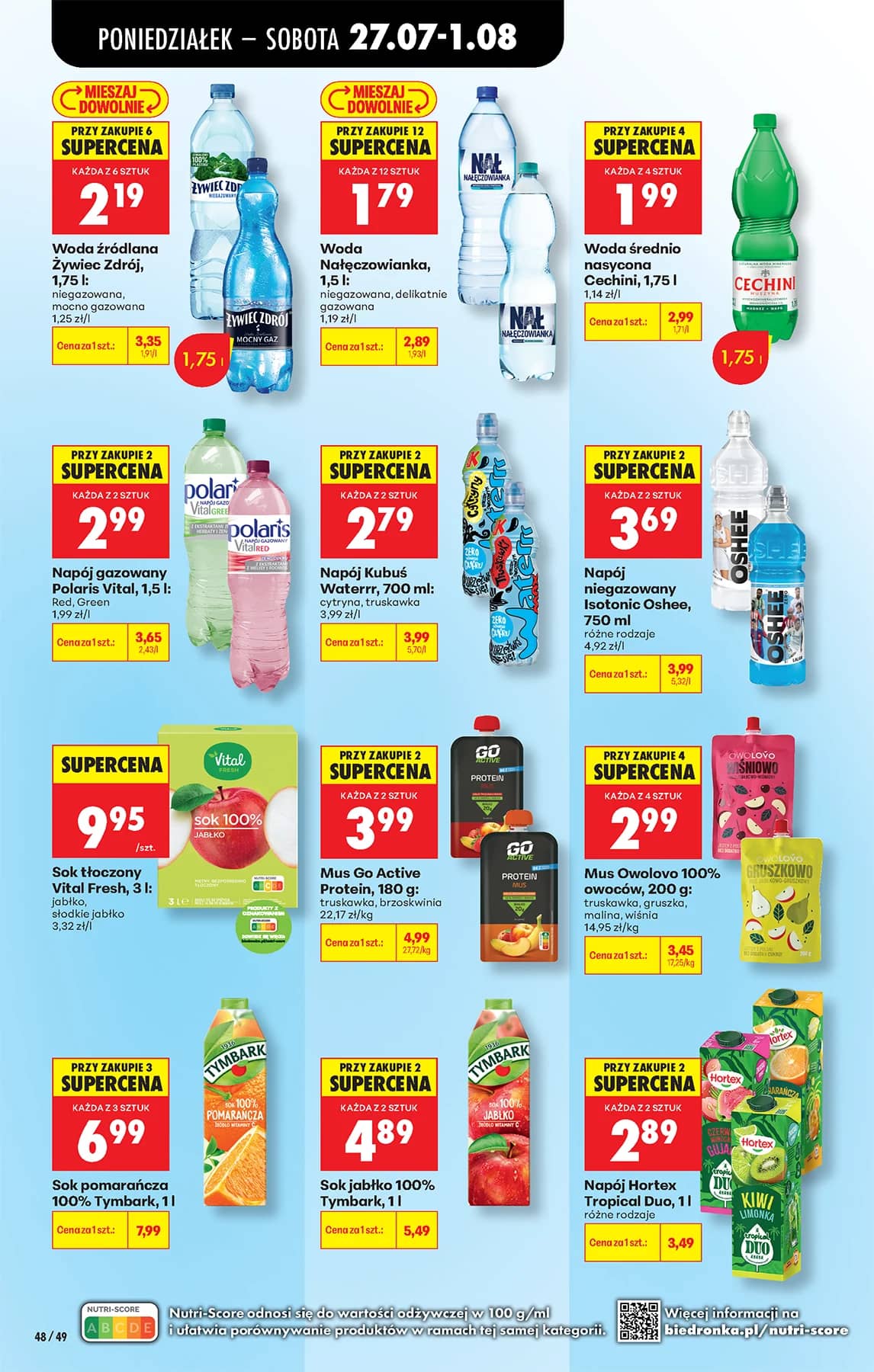 Biedronka - Codziennie niskie ceny P - oferta od 27.07 70 puslapis