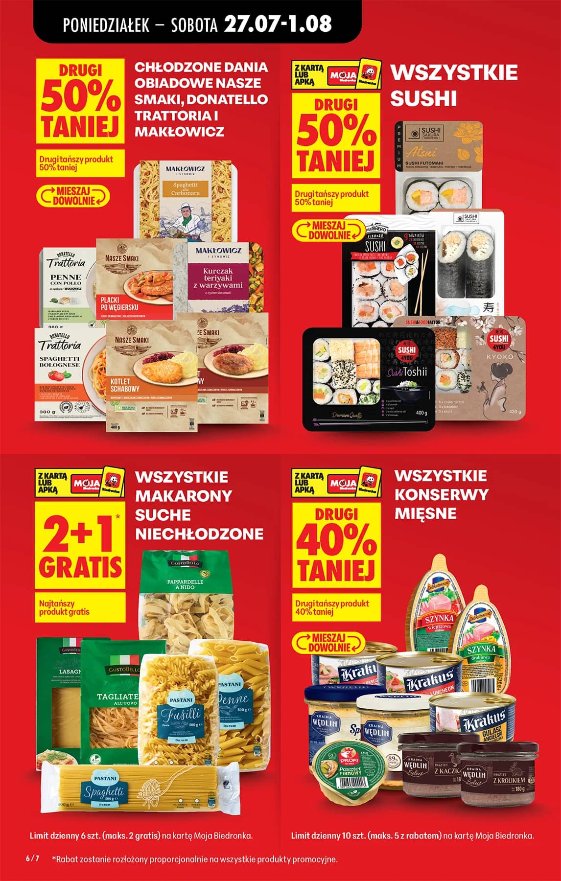 Biedronka - Codziennie niskie ceny P - oferta od 27.07 8 puslapis