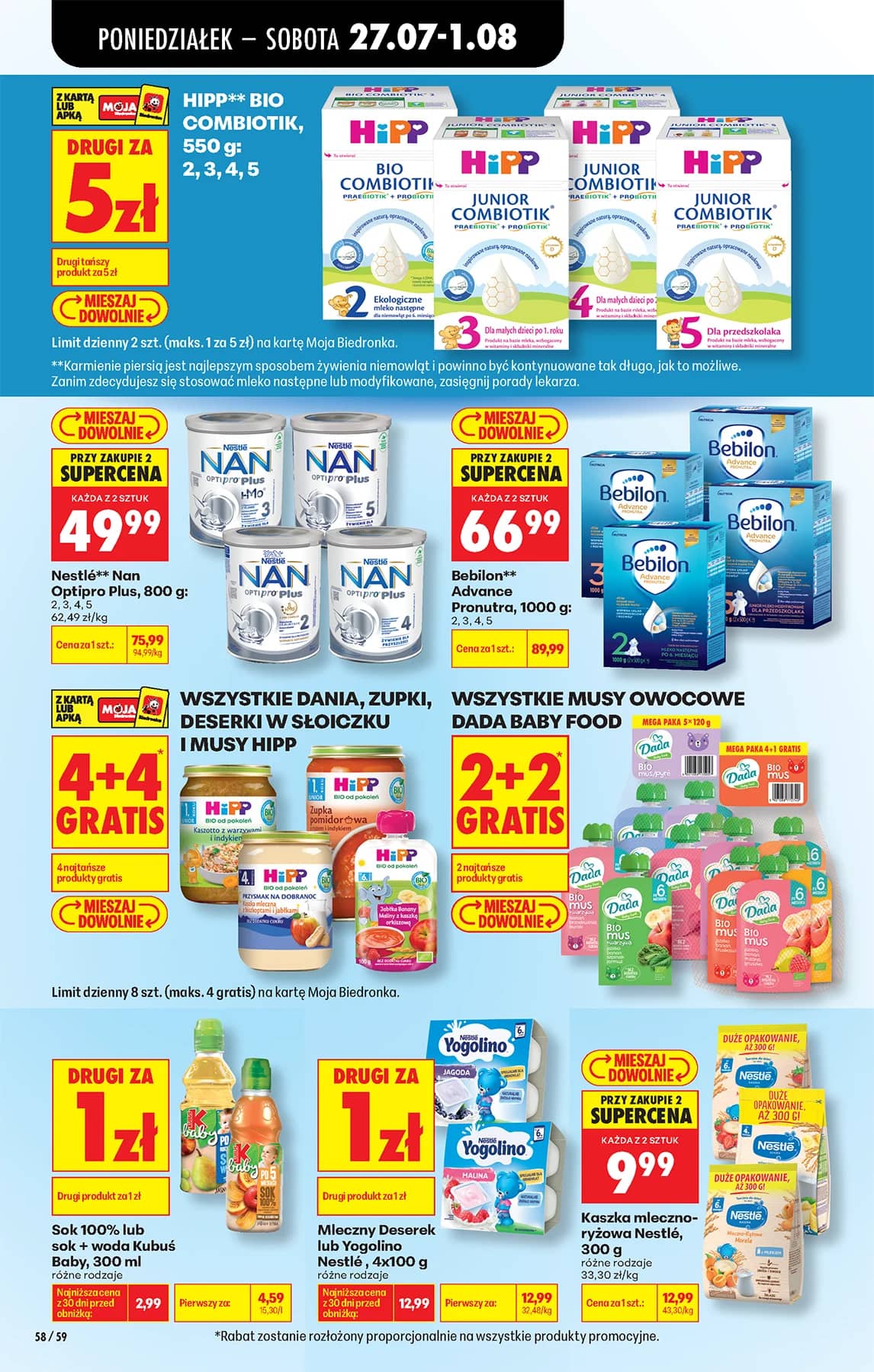 Biedronka - Codziennie niskie ceny P - oferta od 27.07 84 puslapis