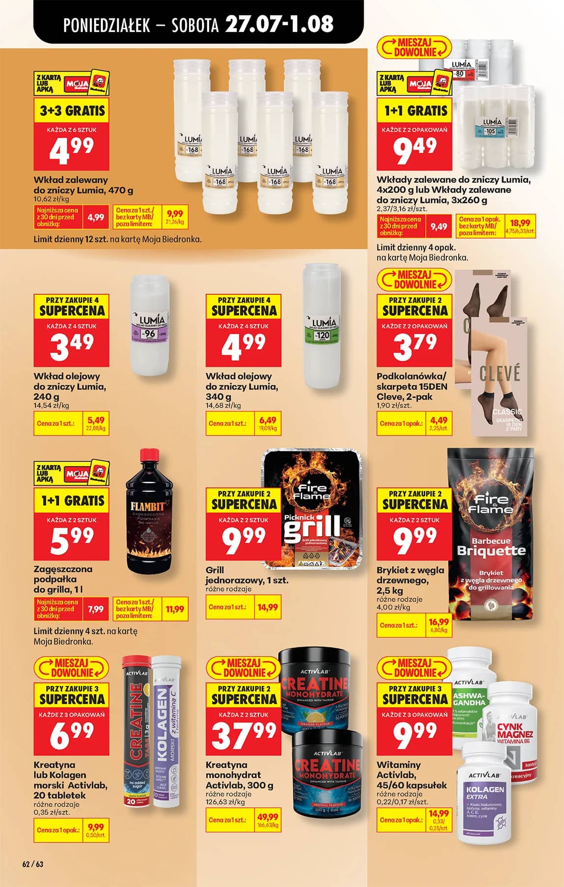 Biedronka - Codziennie niskie ceny P - oferta od 27.07 88 puslapis