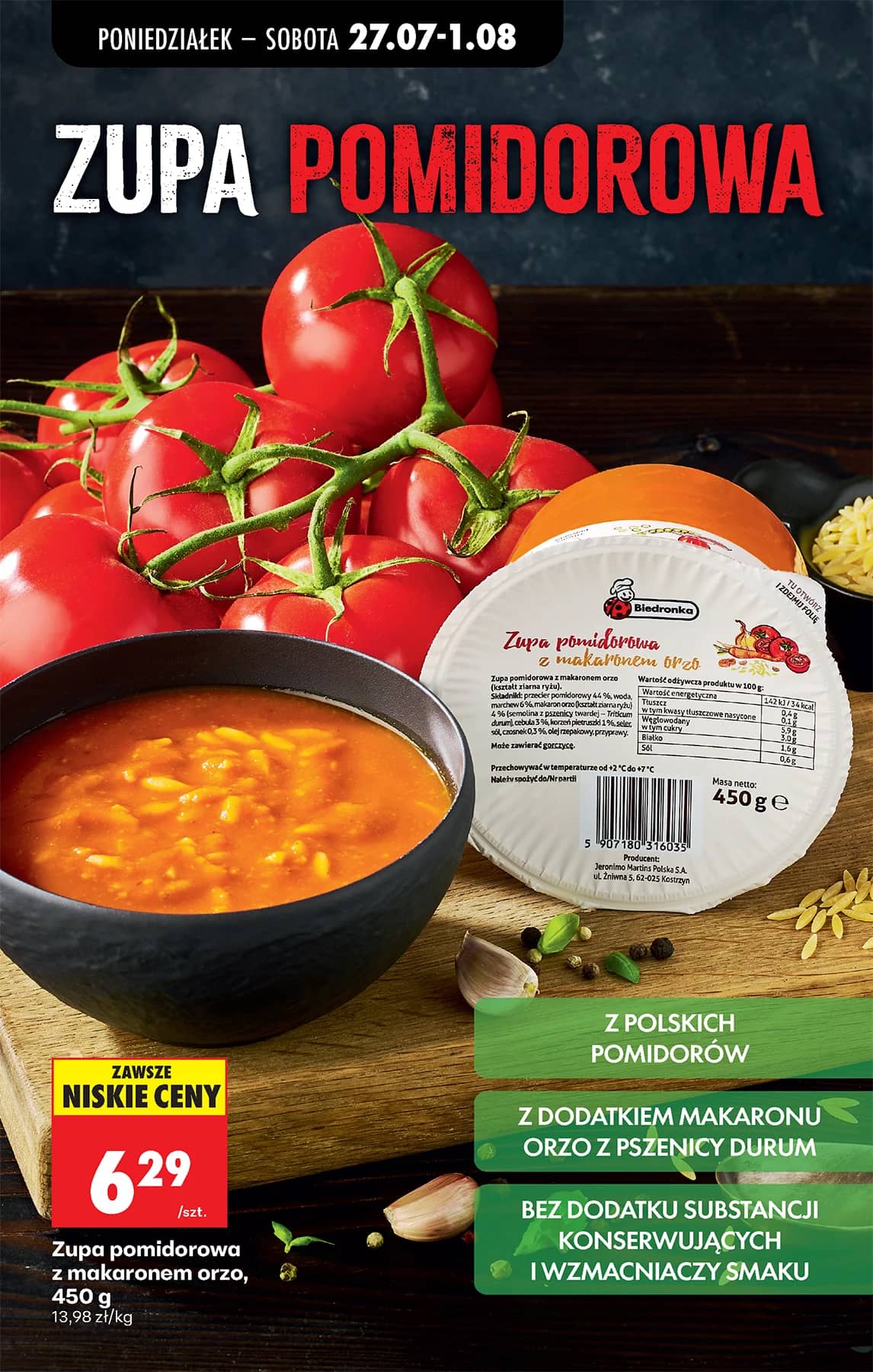 Biedronka - Codziennie niskie ceny P - oferta od 27.07 93 puslapis