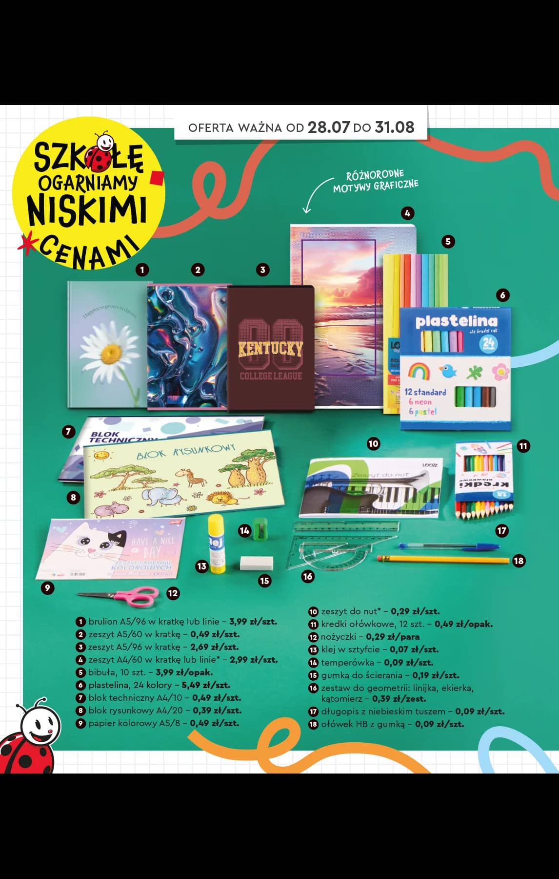 Biedronka - BTS - oferta od 13.07 2 puslapis