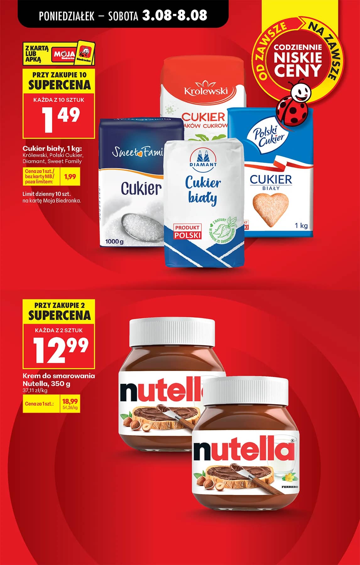 Biedronka - Codziennie niskie ceny P - oferta od 03.08 13 puslapis