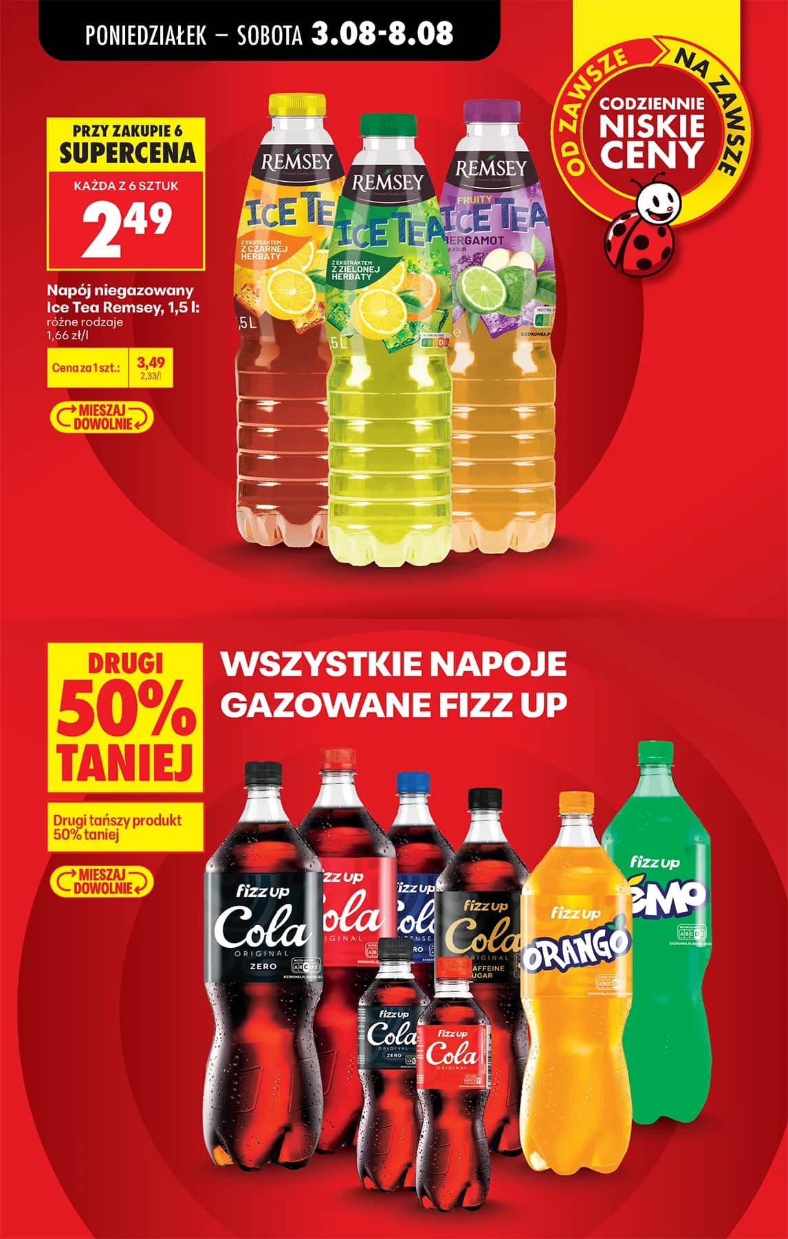 Biedronka - Codziennie niskie ceny P - oferta od 03.08 17 puslapis