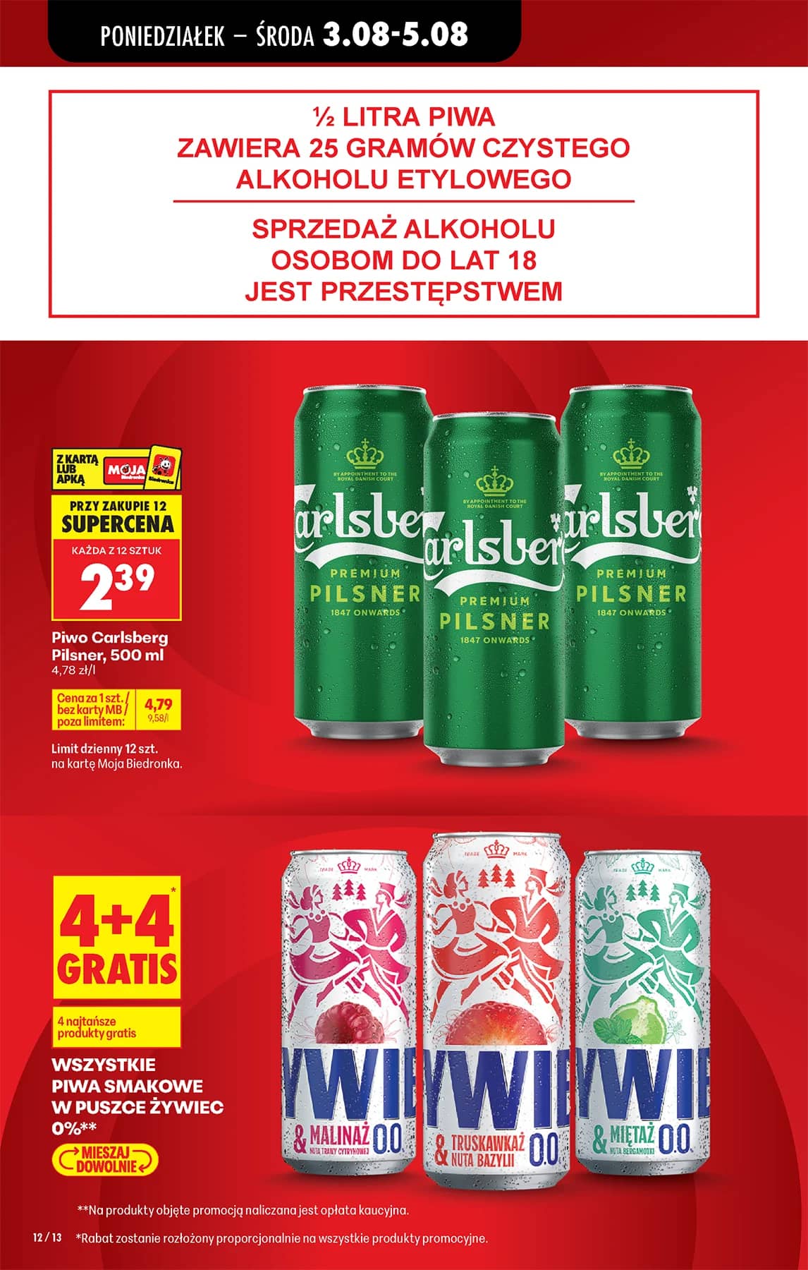 Biedronka - Codziennie niskie ceny P - oferta od 03.08 18 puslapis