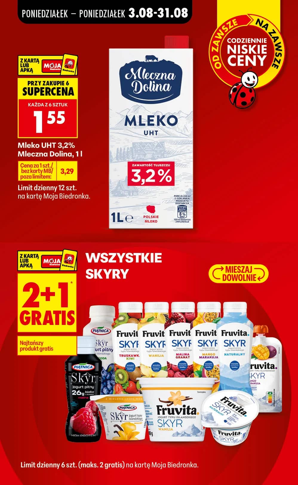 Biedronka - Codziennie niskie ceny P - oferta od 03.08 2 puslapis