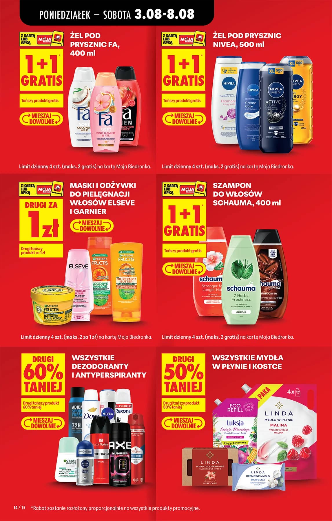 Biedronka - Codziennie niskie ceny P - oferta od 03.08 20 puslapis