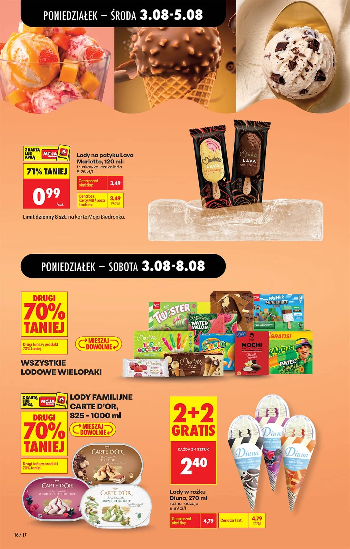 Biedronka - Codziennie niskie ceny P - oferta od 03.08 24 puslapis