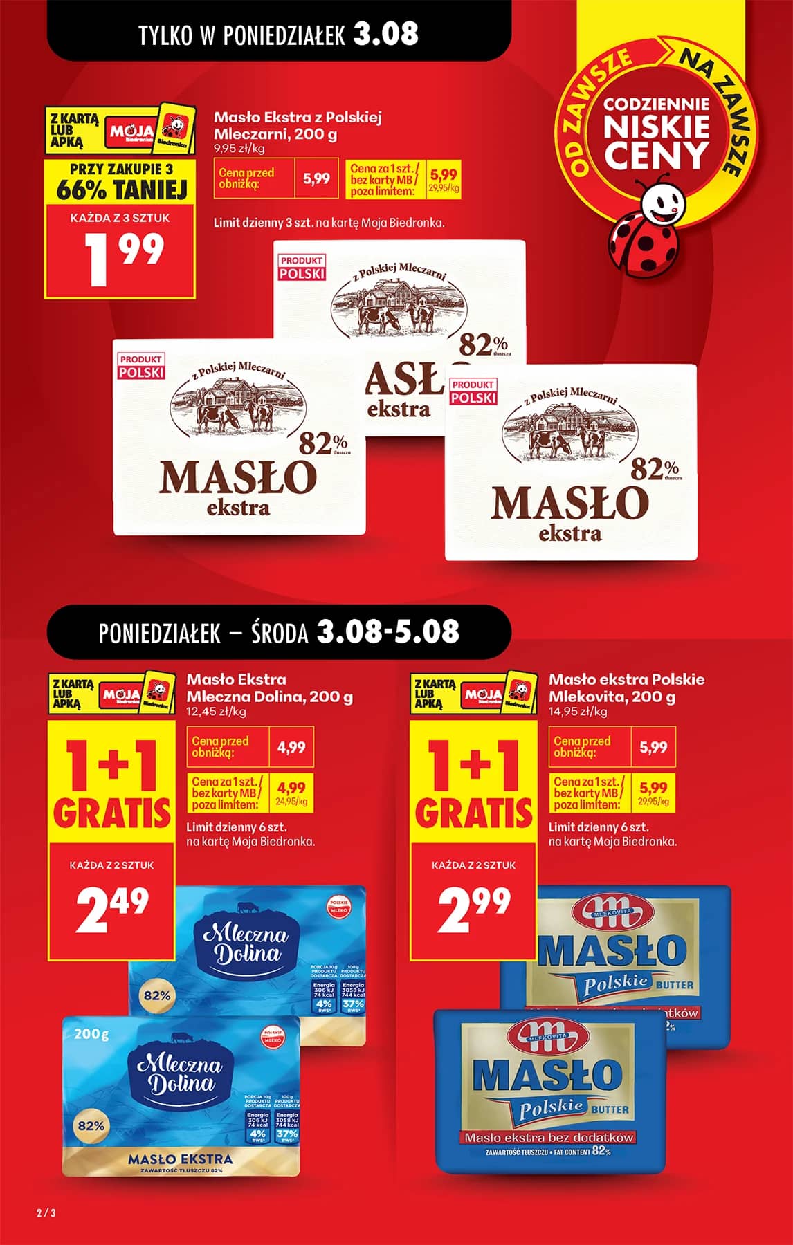 Biedronka - Codziennie niskie ceny P - oferta od 03.08 4 puslapis