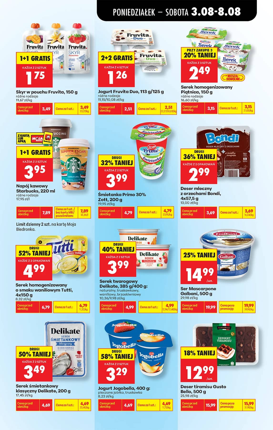 Biedronka - Codziennie niskie ceny P - oferta od 03.08 47 puslapis