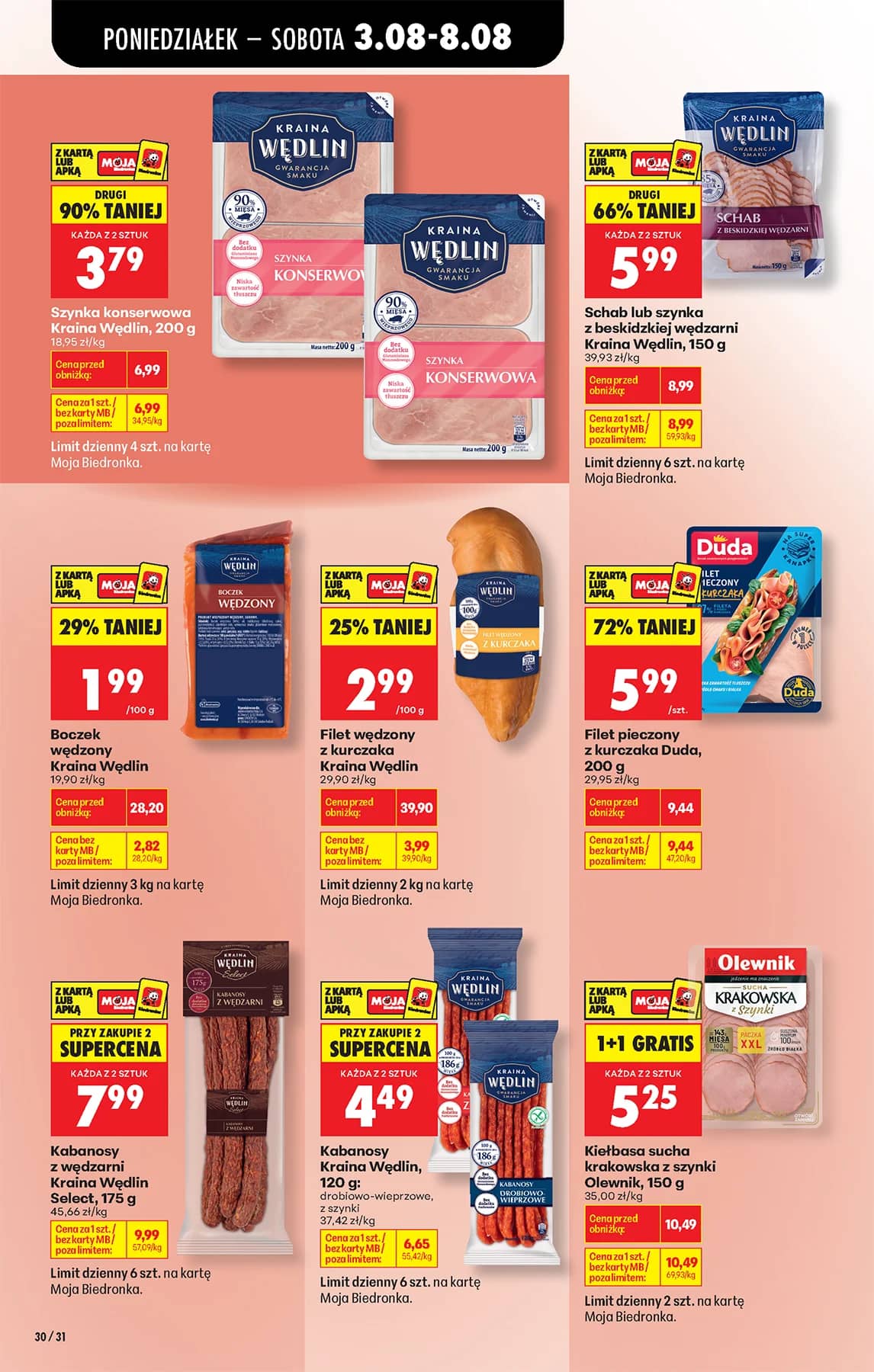 Biedronka - Codziennie niskie ceny P - oferta od 03.08 50 puslapis